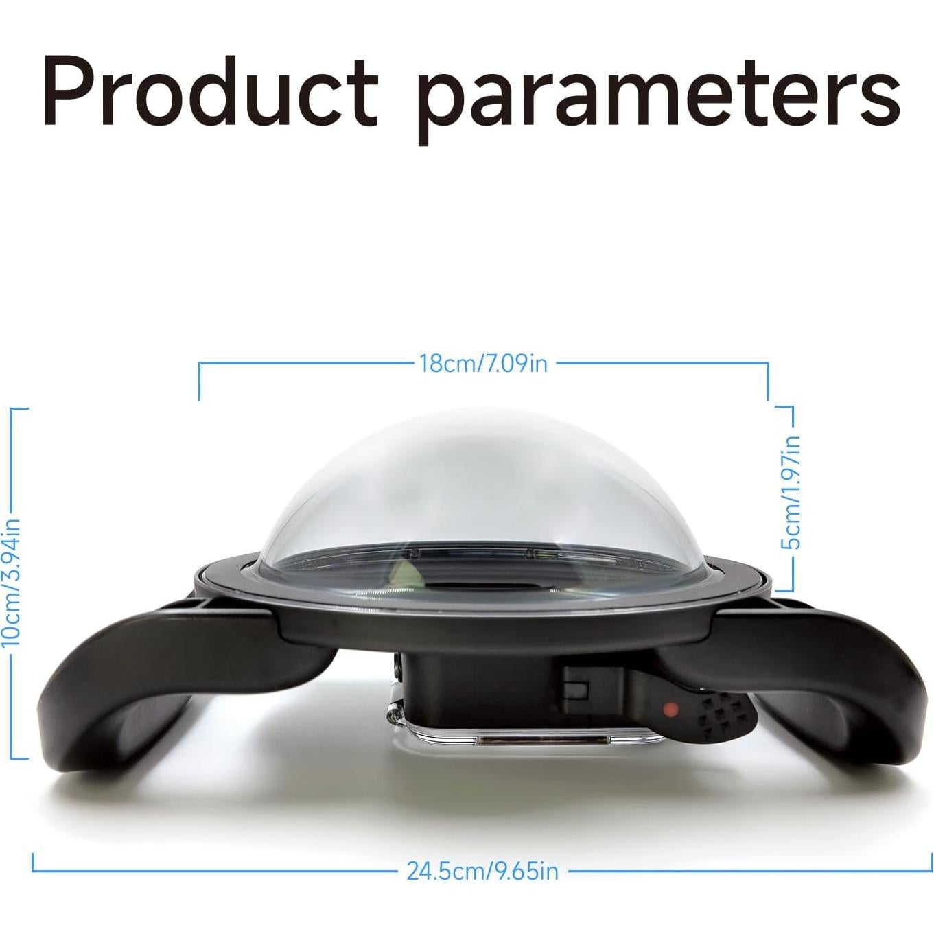 Puerto de cúpula SHOOT para cámara Insta360 Ace Pro, 30M