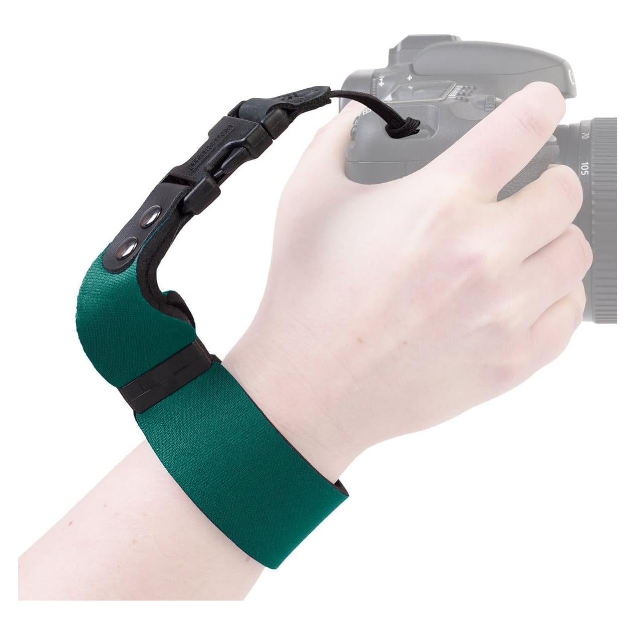 Correa de Muñeca OP/TECH USA Neopreno Verde Bosque 4.53 kg