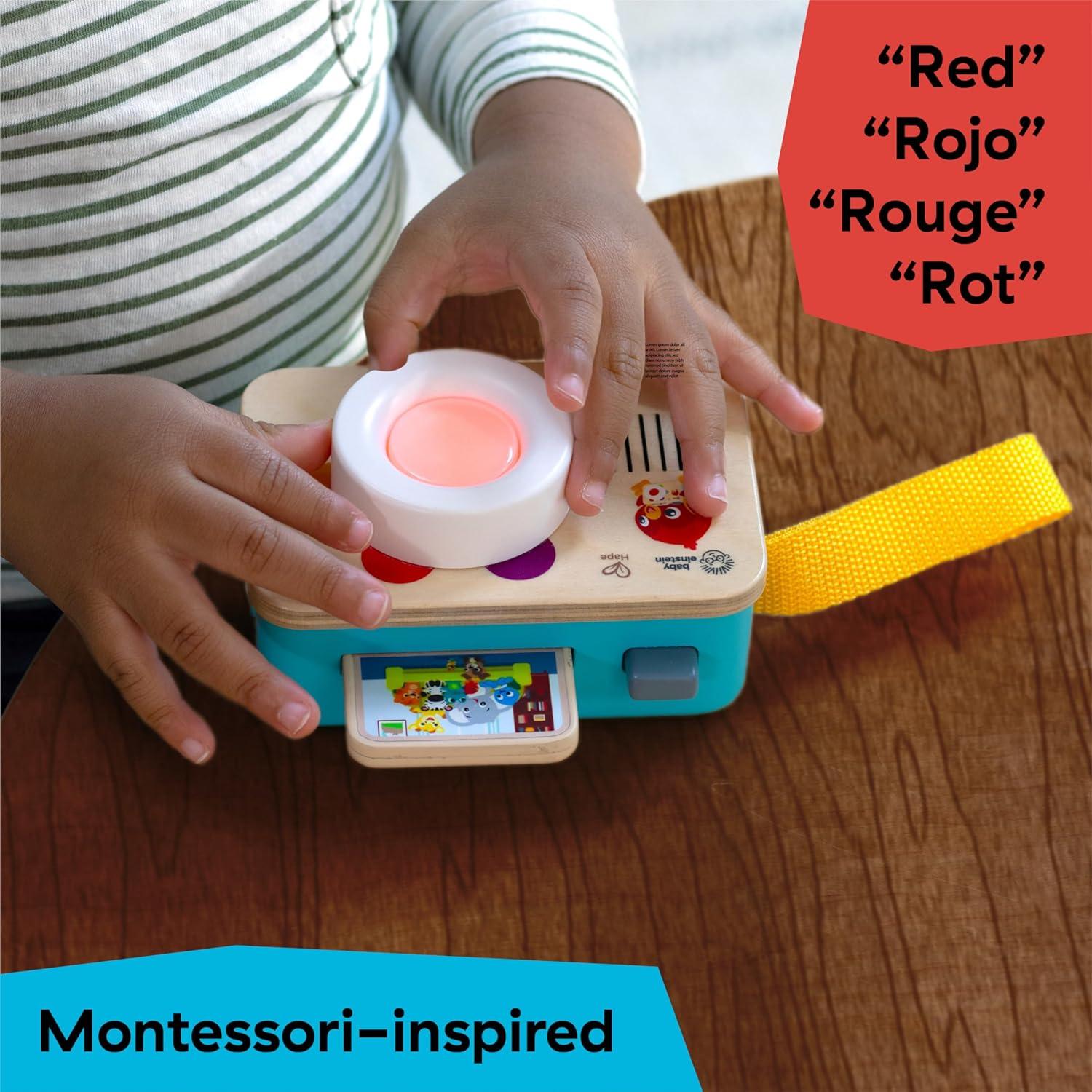 Cámara de Juguete Learning Lens Baby Einstein + Hape 6 Colores