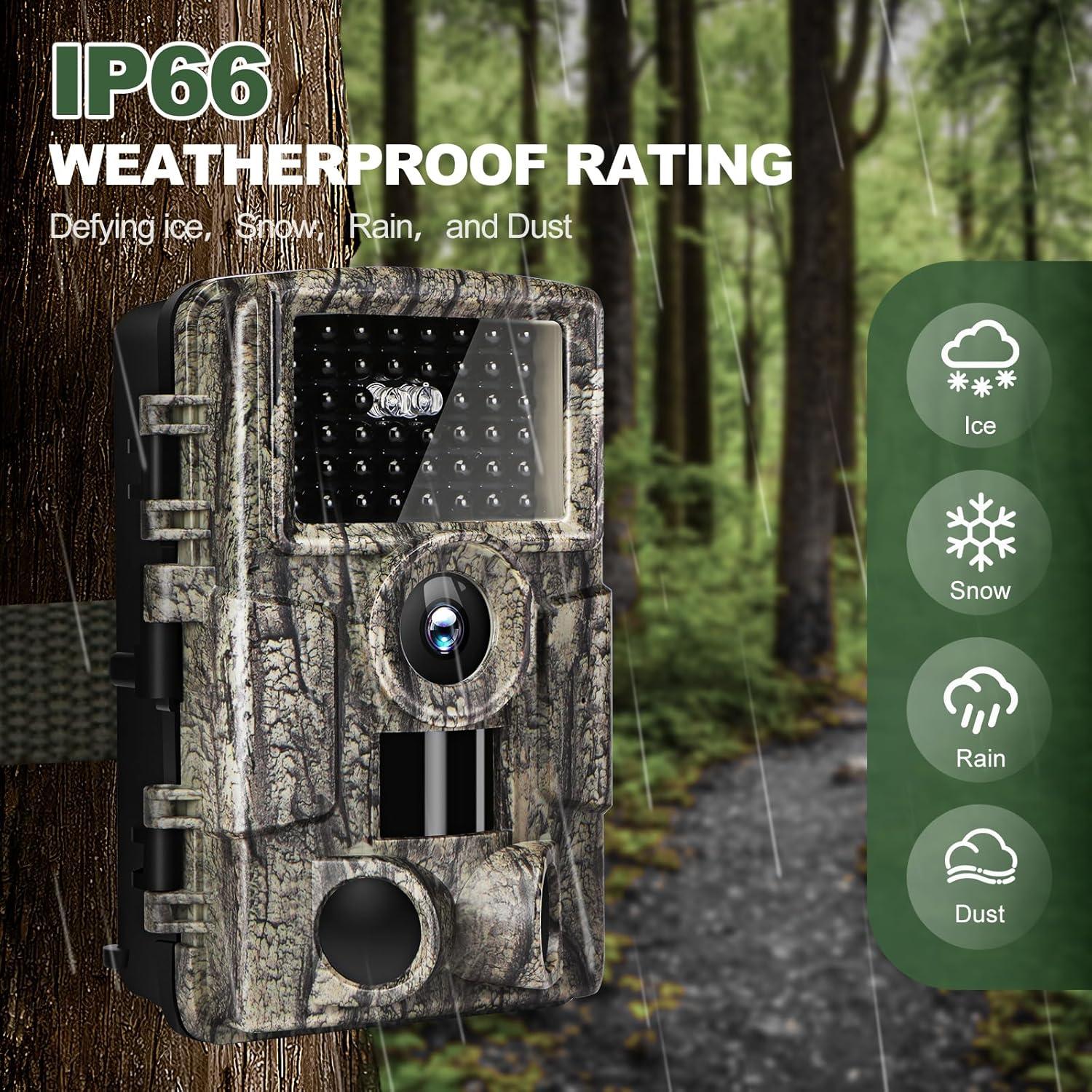 Cámara de Sendero WiFi MRSCRET 4K 60MP Visión Nocturna