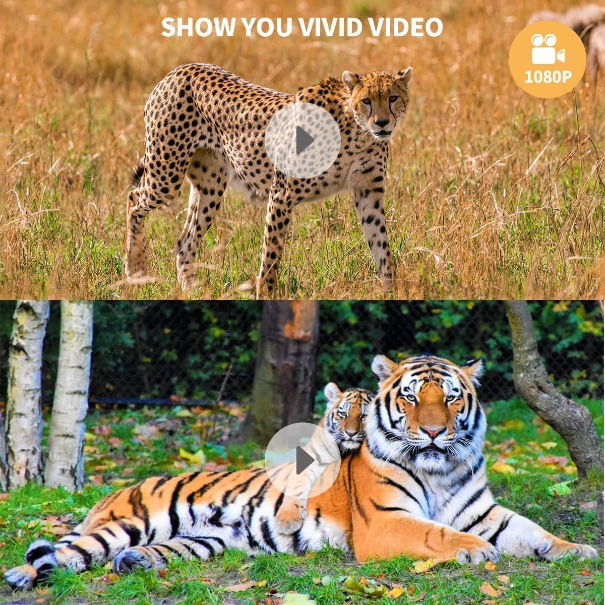 Cámaras de Sendero WOSODA 30MP HD 1080P con Visión Nocturna