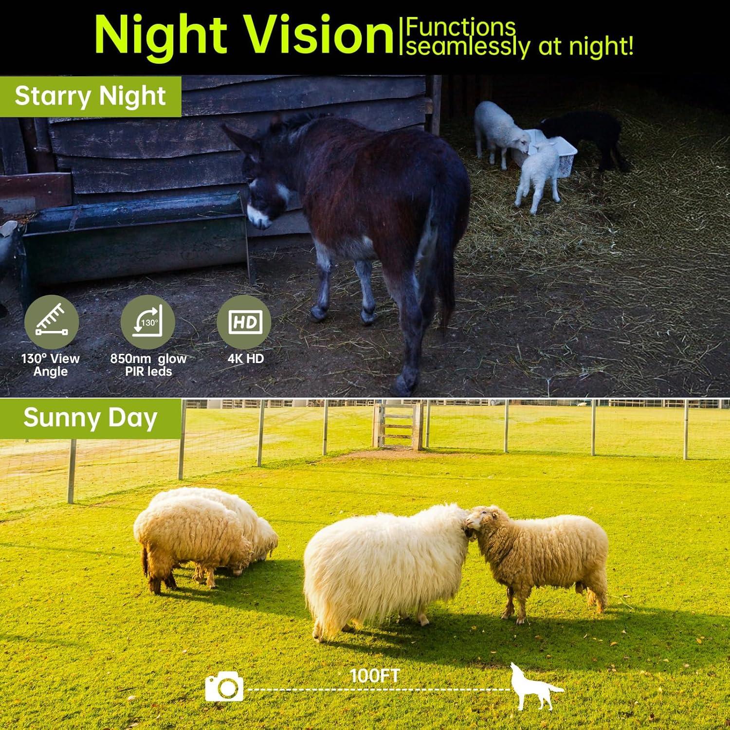 Cámara de Trail Solar Hrivcam 4K 64MP Resistente al Agua