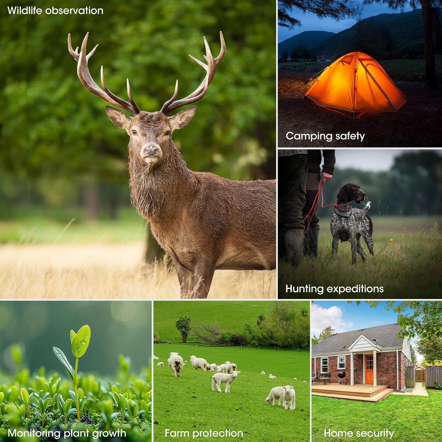 Cámara de Trail Solar Hrivcam 4K 64MP Resistente al Agua