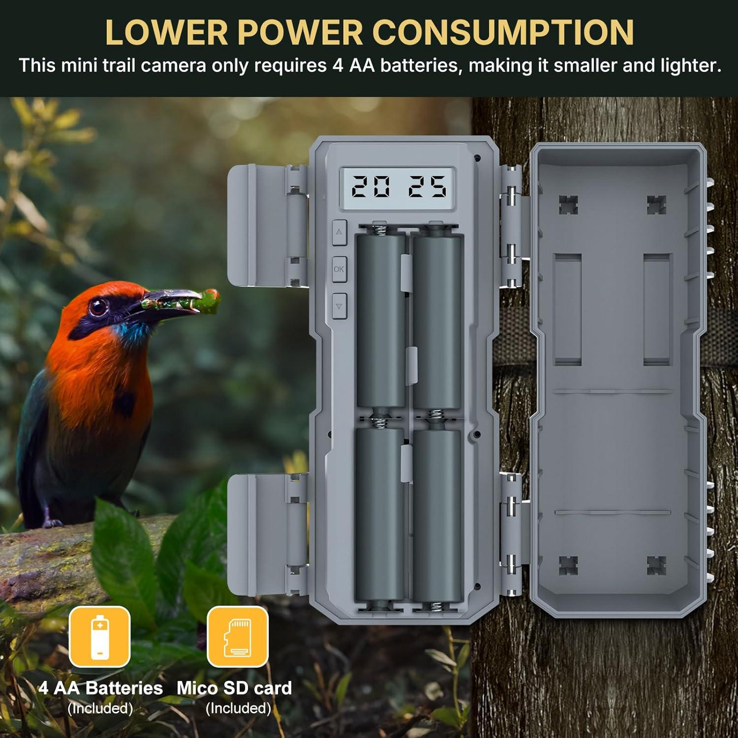 Cámara de sendero WOSPORTS H41-2 32MP 1080P con SD 32GB