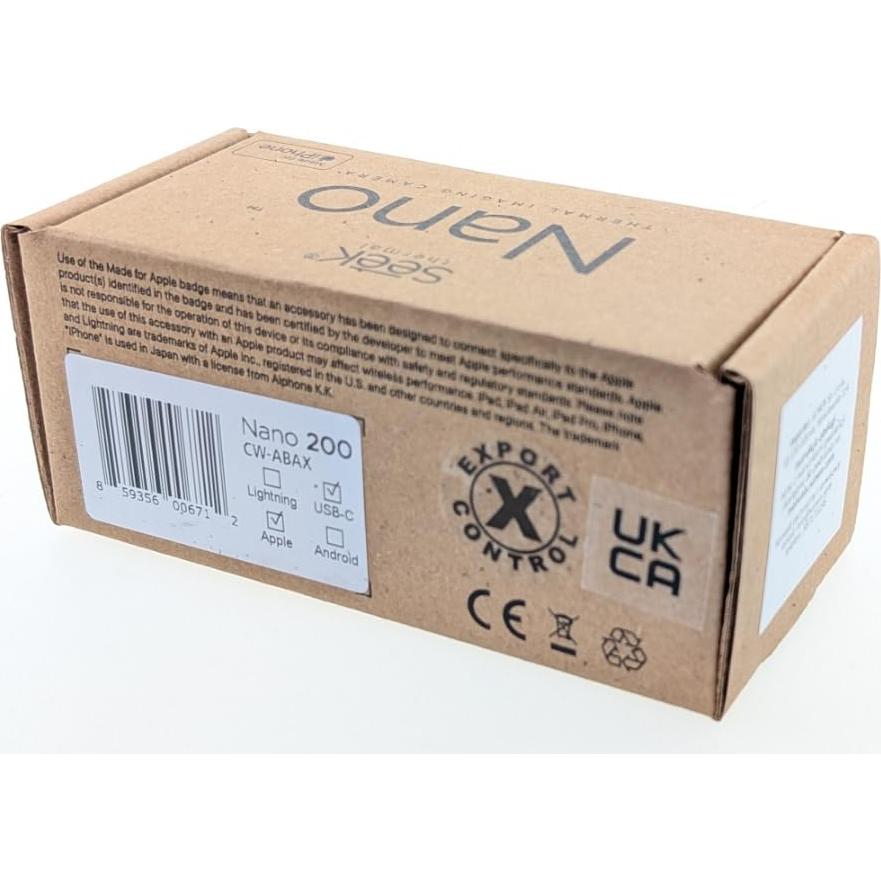 Cámara Térmica Seek Thermal Nano 200 para iPhone 15/16
