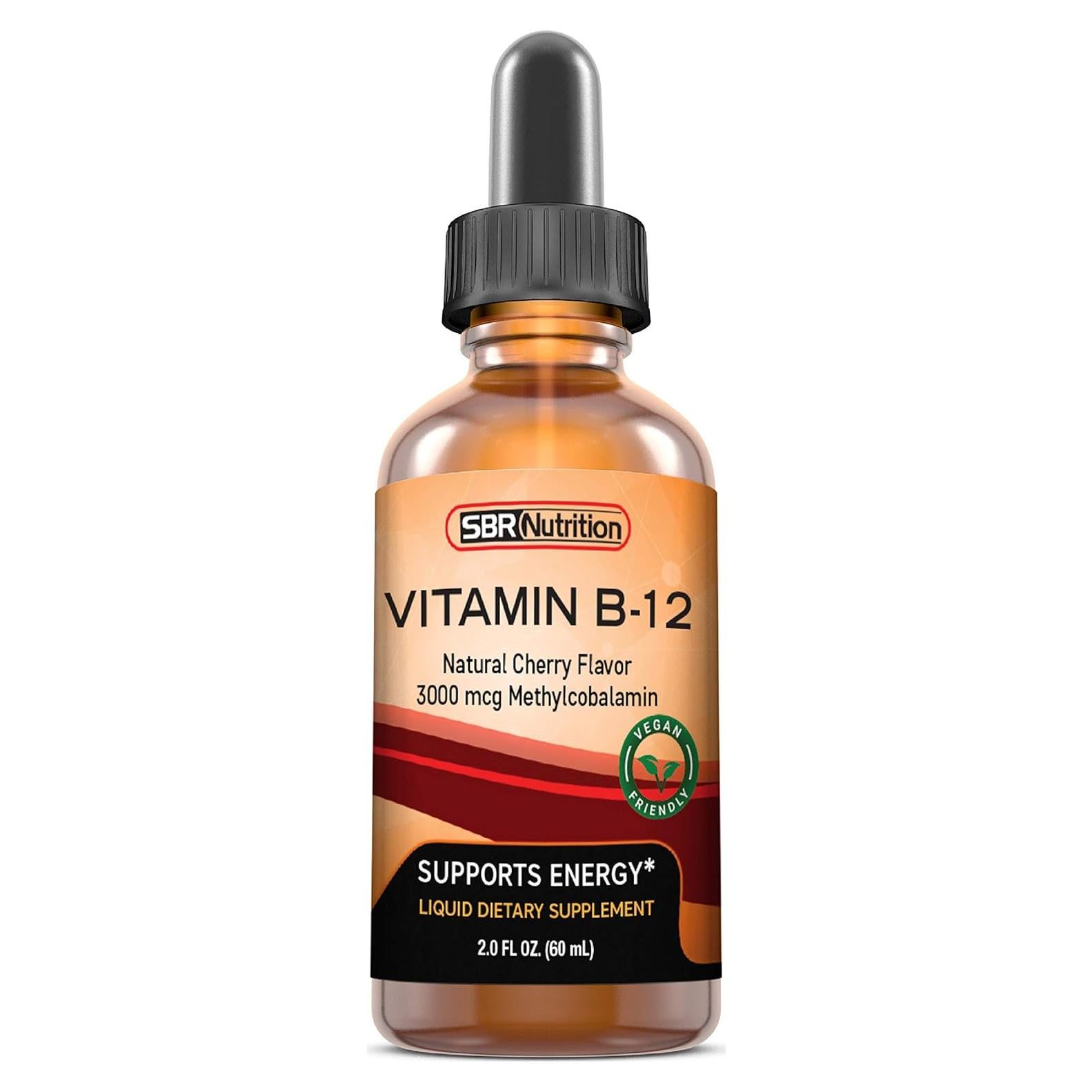 Gotas Líquidas de Vitamina B12 SBR Nutrition 3000mcg 60 Porciones