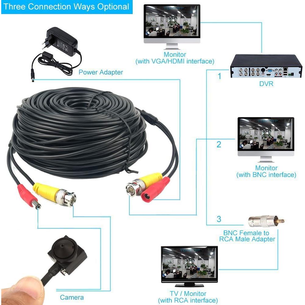 Cámara de Vigilancia Mini HD 1000TVL Vanxse® Pinhole 3.6mm