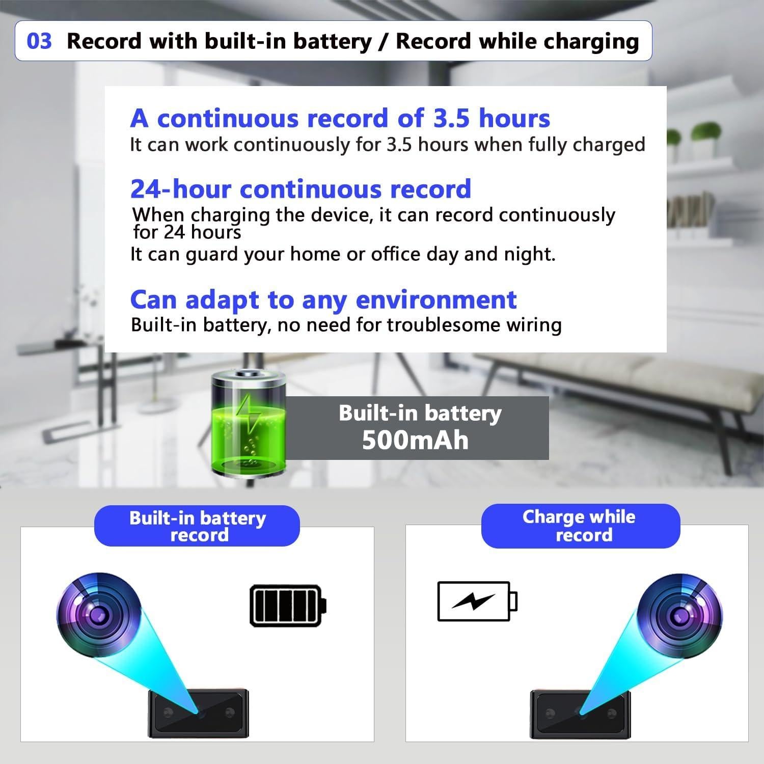 Cámara Espía Mini 1080P Shen Zhen - Seguridad Interior/Exterior