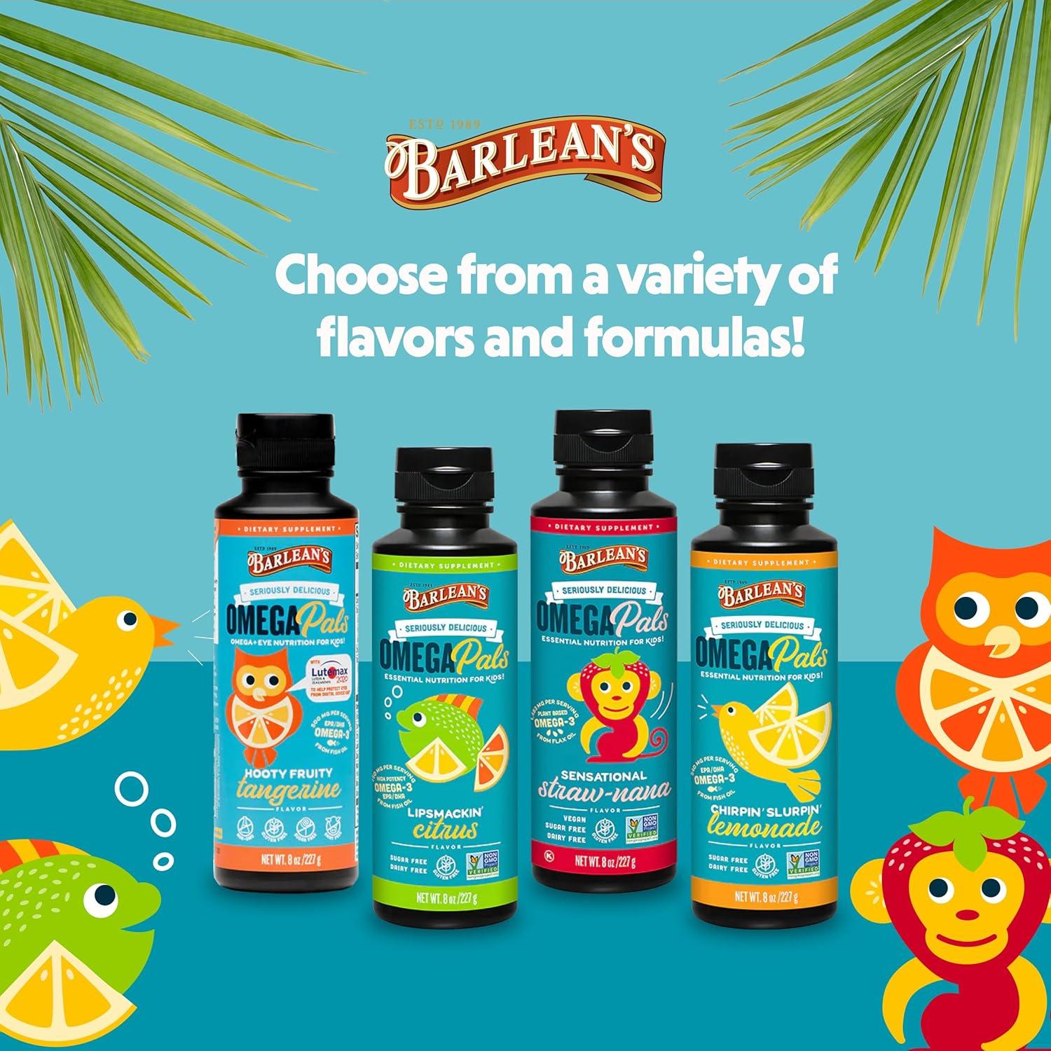 Suplemento Líquido Omega 3 Barlean's Niños 540 mg Limón