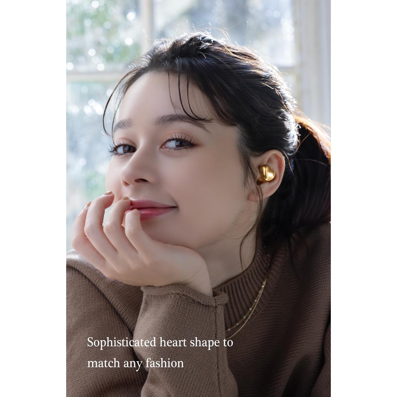 Auriculares Inalámbricos AVIOT TE-I3 Corazón Oro Bluetooth 5.3