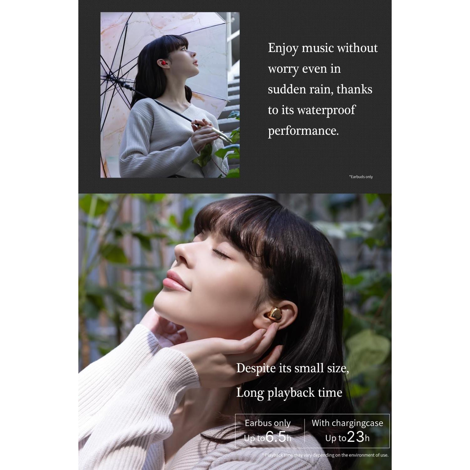 Auriculares Inalámbricos AVIOT TE-I3 Corazón Oro Bluetooth 5.3