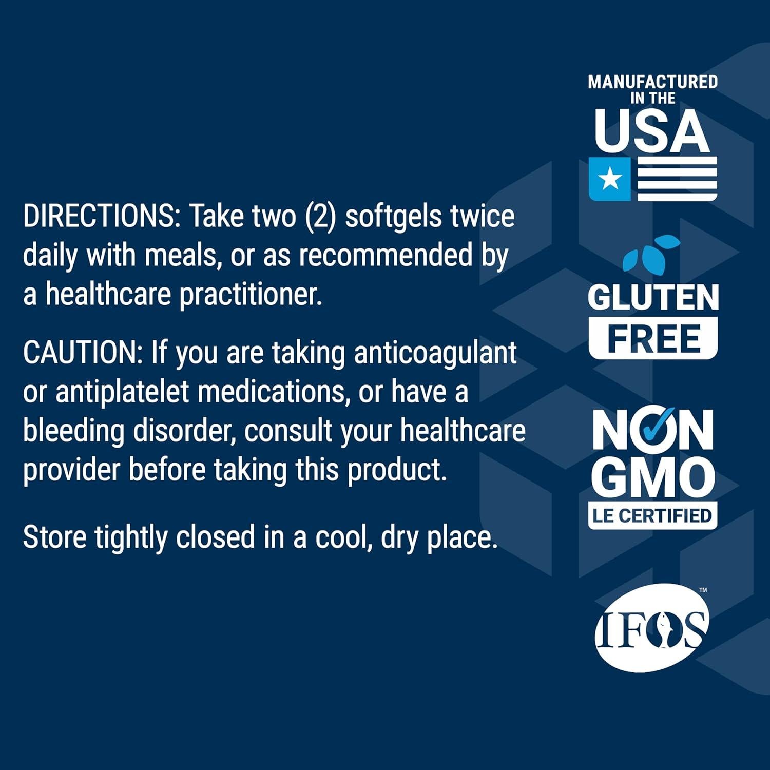 Life Extension Super Omega-3 EPA/DHA Aceite de Pescado 60 Cápsulas