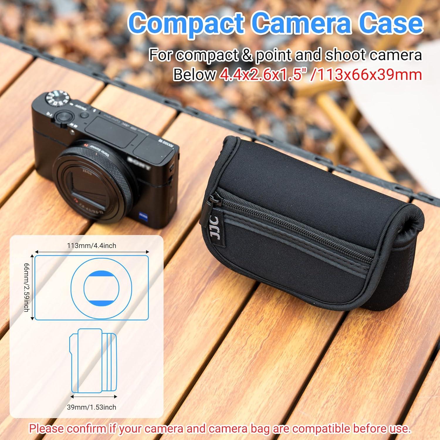 Funda Compacta Neopreno JJC para Cámara Digital hasta 113mm