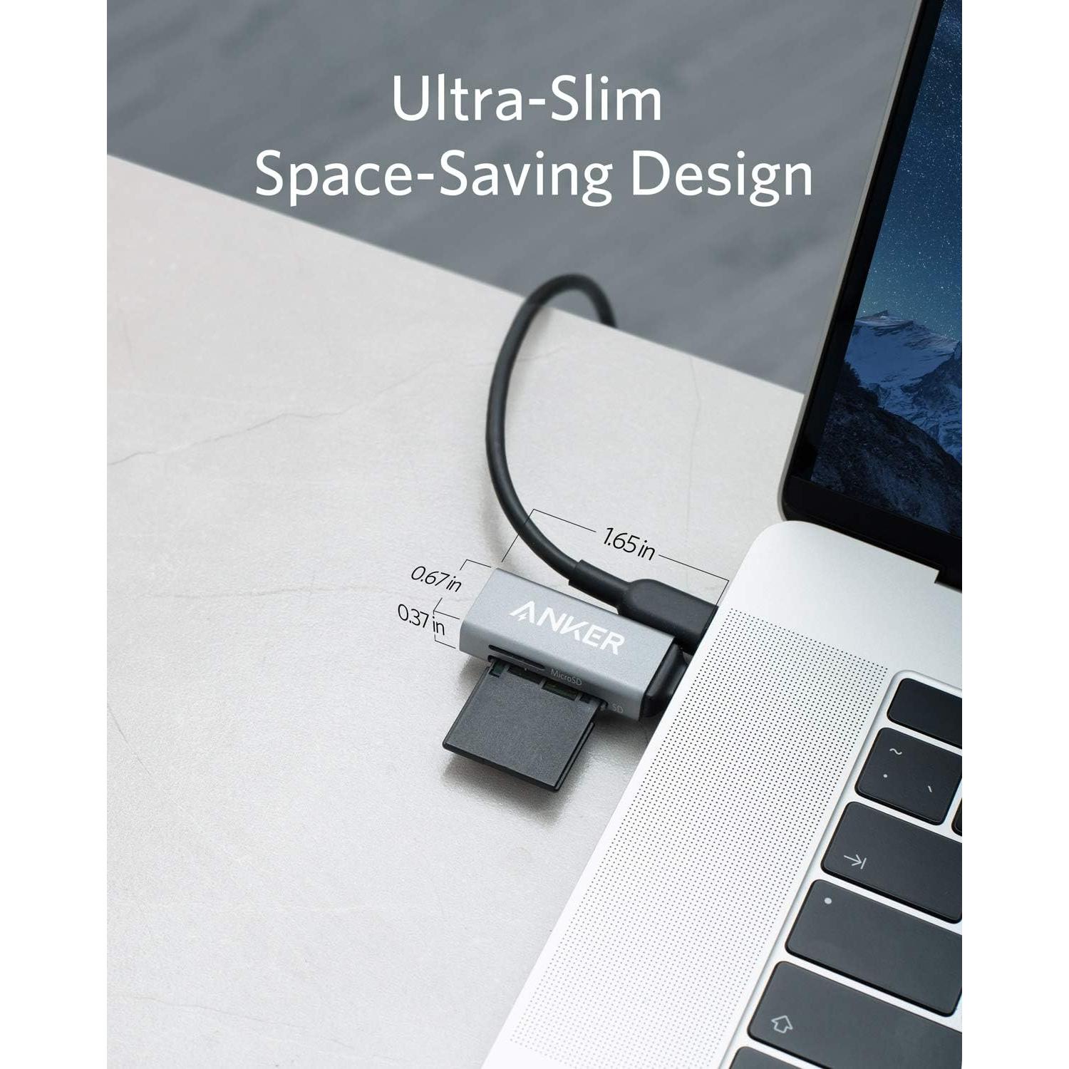 Lector de Tarjetas SD Anker PowerExpand USB-C 2-en-1