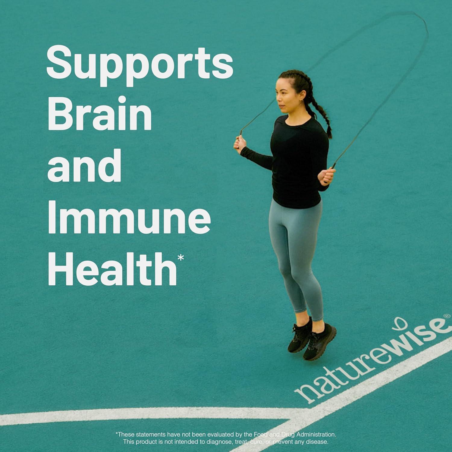 NatureWise Omega 3 Aceite de Pescado 500mg - 60 Cápsulas Blandas