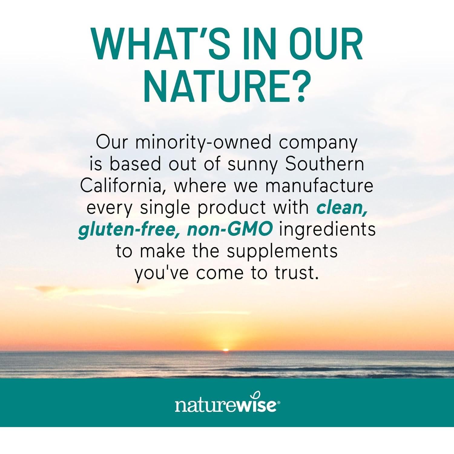 NatureWise Omega 3 Aceite de Pescado 500mg - 60 Cápsulas Blandas