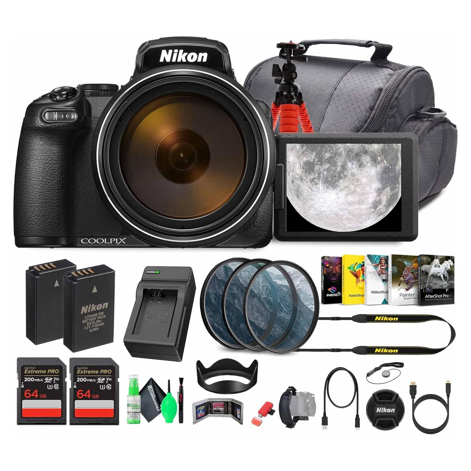 Cámara Digital Nikon COOLPIX P1100 125x Zoom 16MP 4K