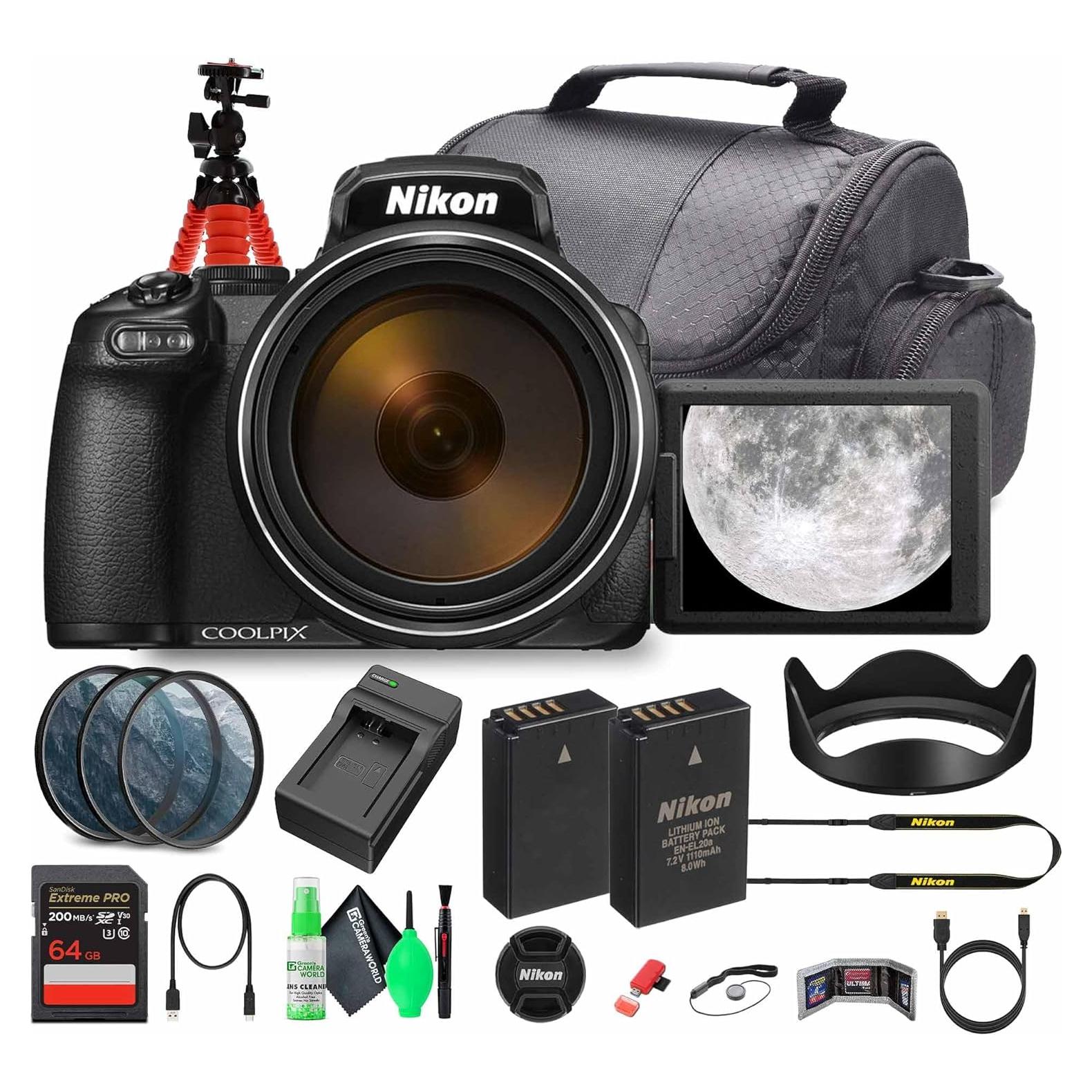 Cámara Digital Nikon COOLPIX P1100 125x Zoom 16MP 4K UHD