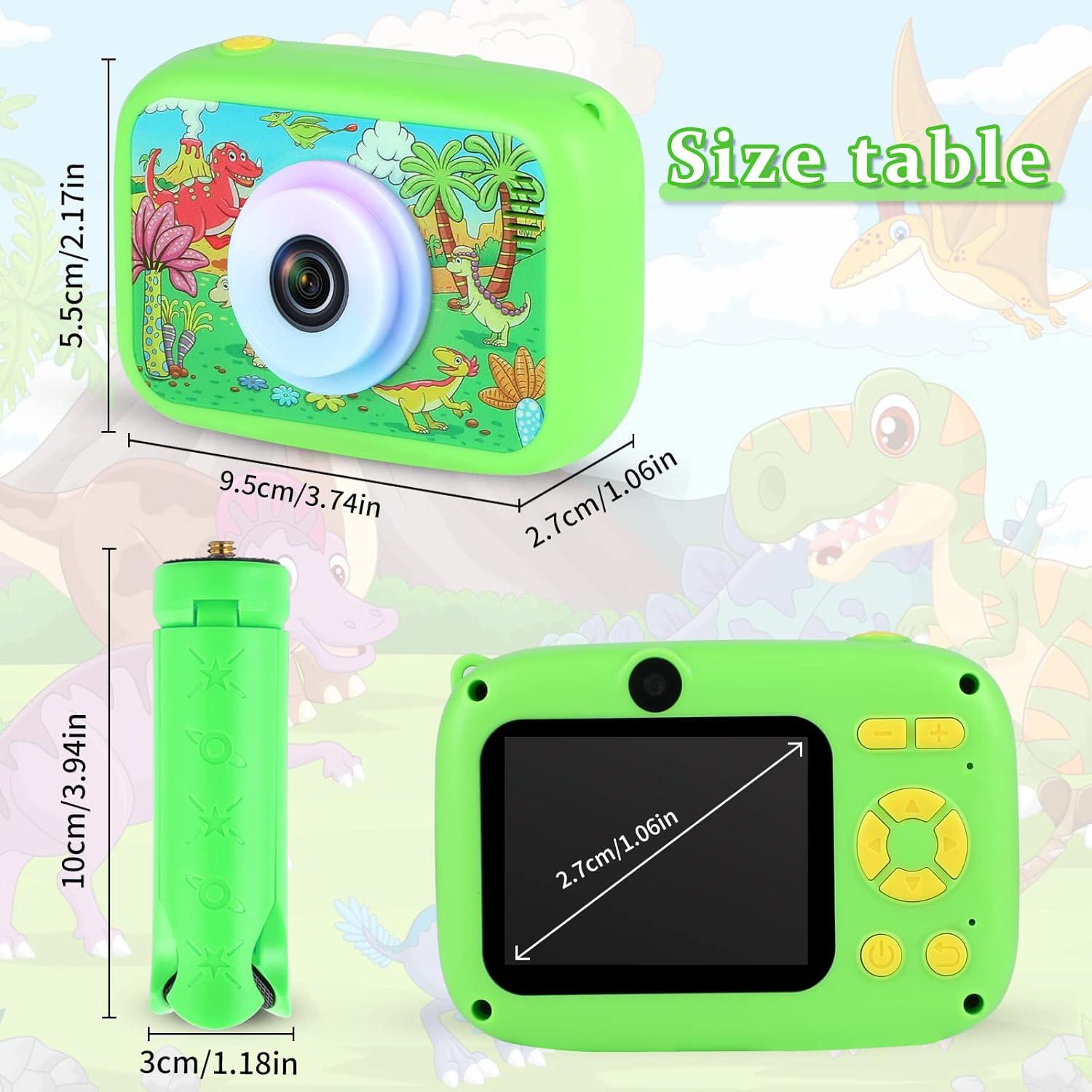 Cámara Digital para Niños SUZIYO SZY018 1080P Verde con Soporte