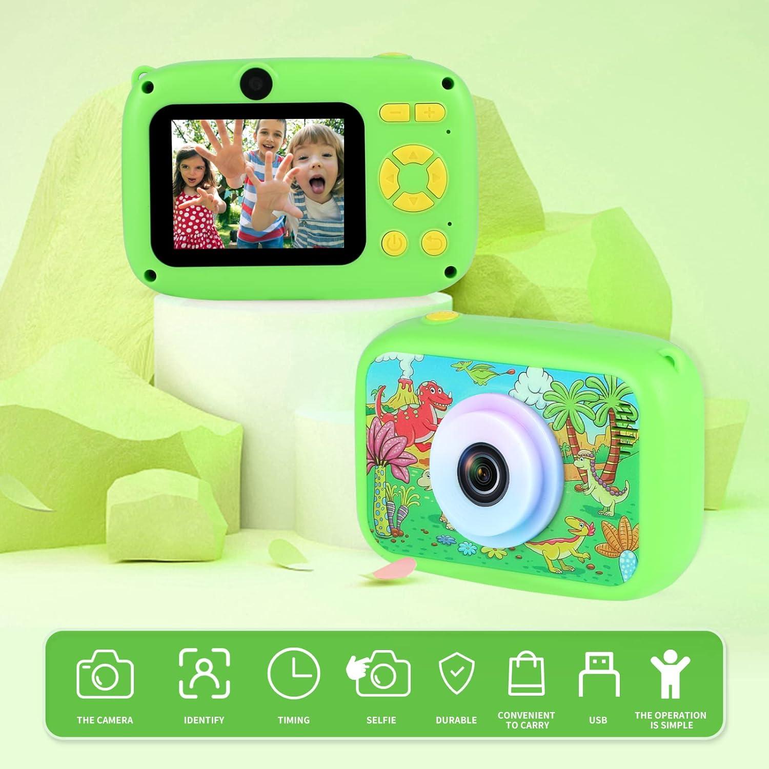Cámara Digital para Niños SUZIYO SZY018 1080P Verde con Soporte