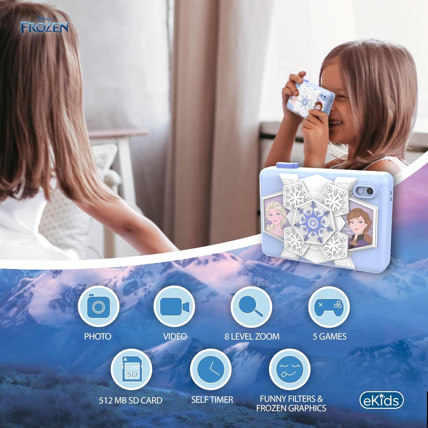 Cámara Digital para Niños eKids FR-533 Azul con Tarjeta SD