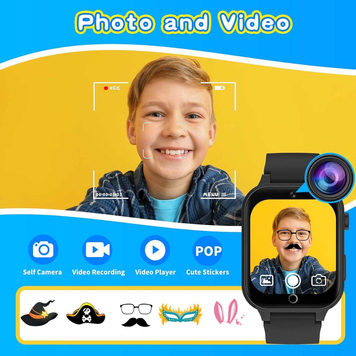 Reloj Inteligente Cosjoype D07 para Niños con Cámara y Juegos