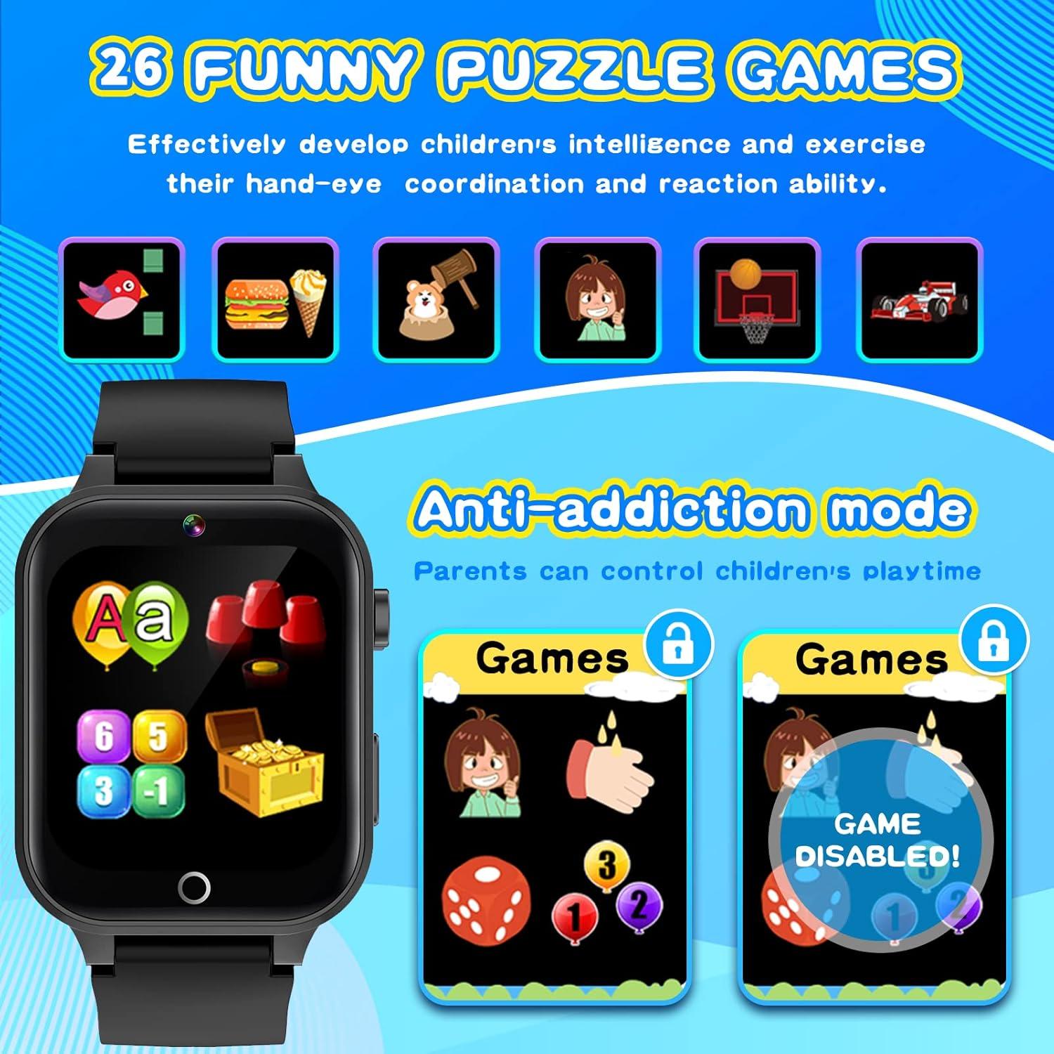 Reloj Inteligente Cosjoype D07 para Niños con Cámara y Juegos