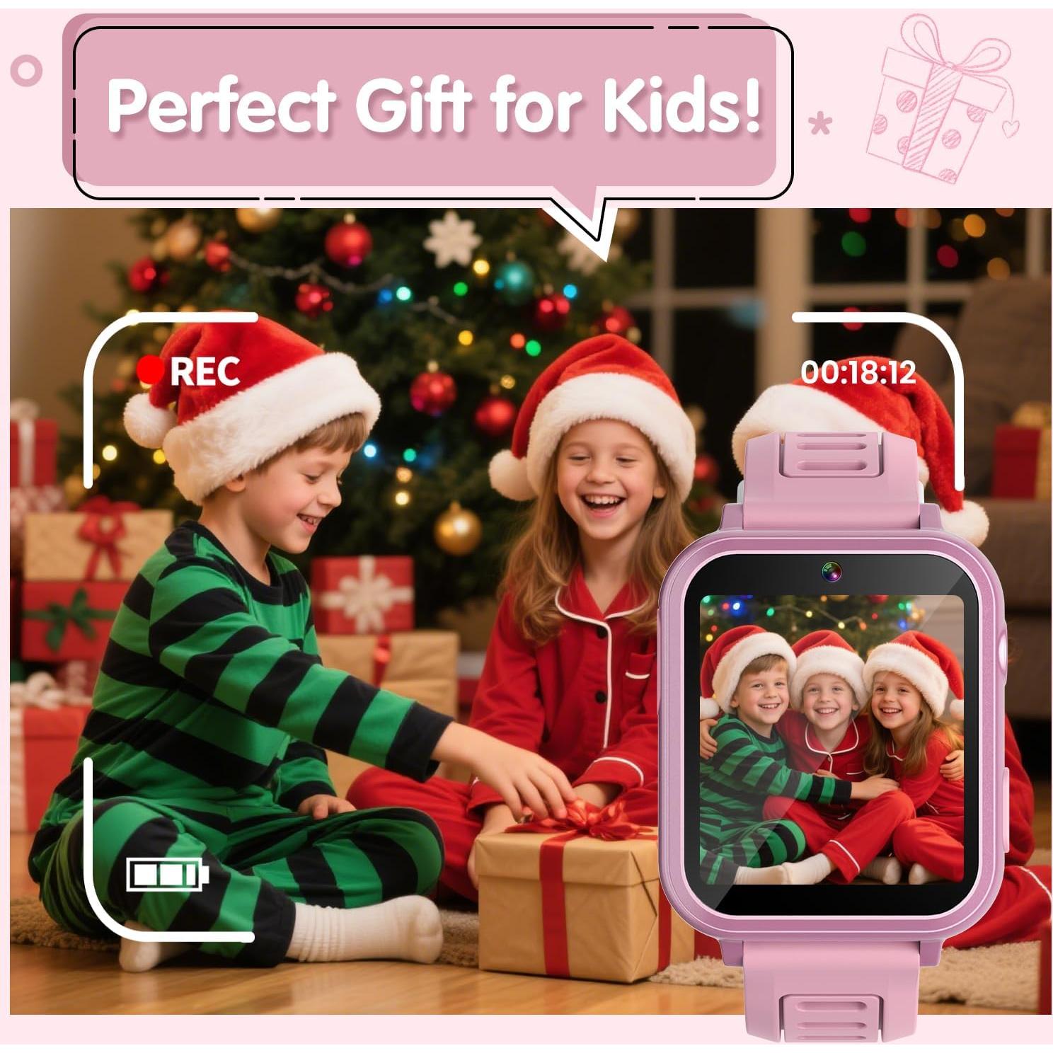 Reloj Inteligente para Niños Wiszodet Rosa 1.54" Pantalla Táctil