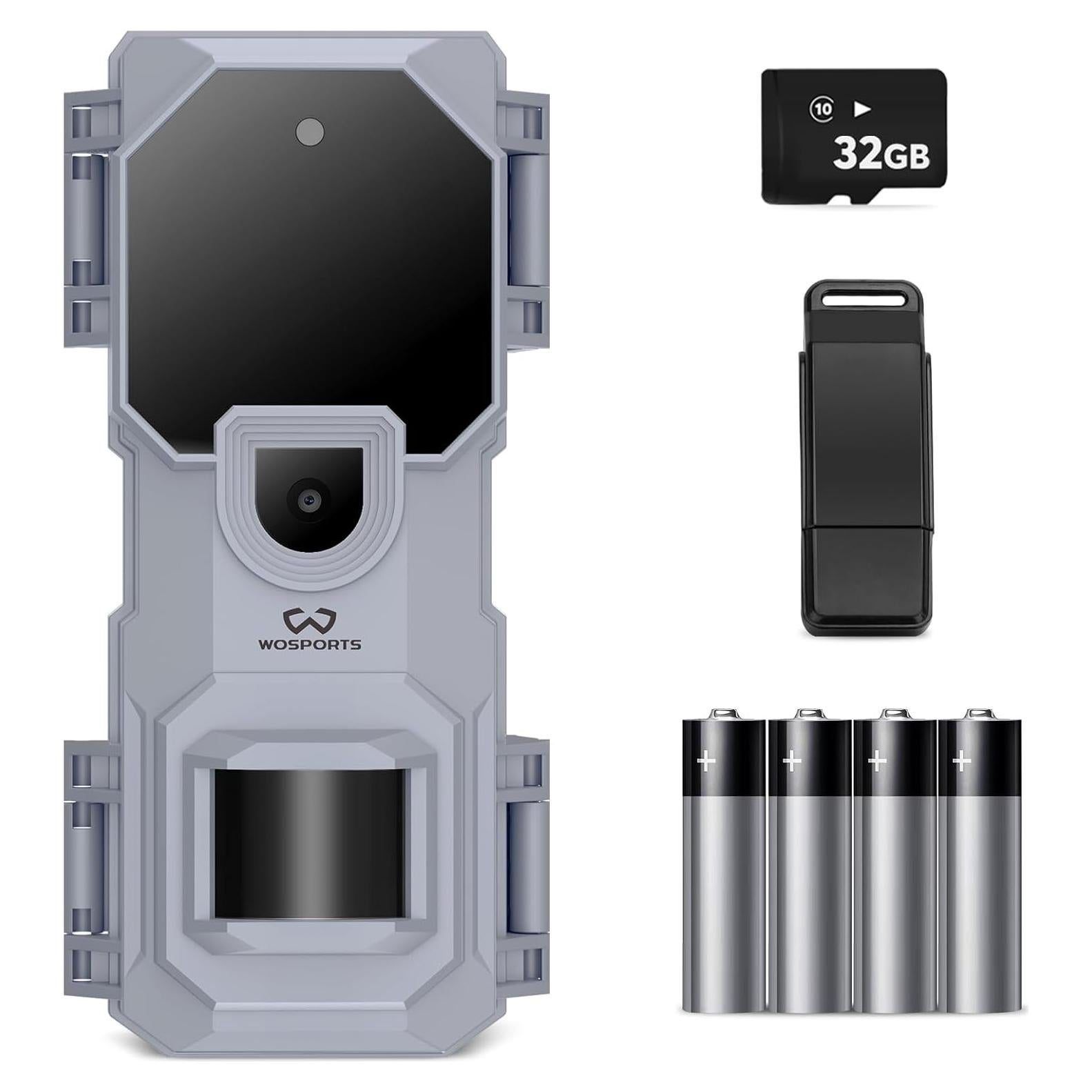 Cámara de sendero WOSPORTS H41 32MP 1080P con Micro SD 32GB