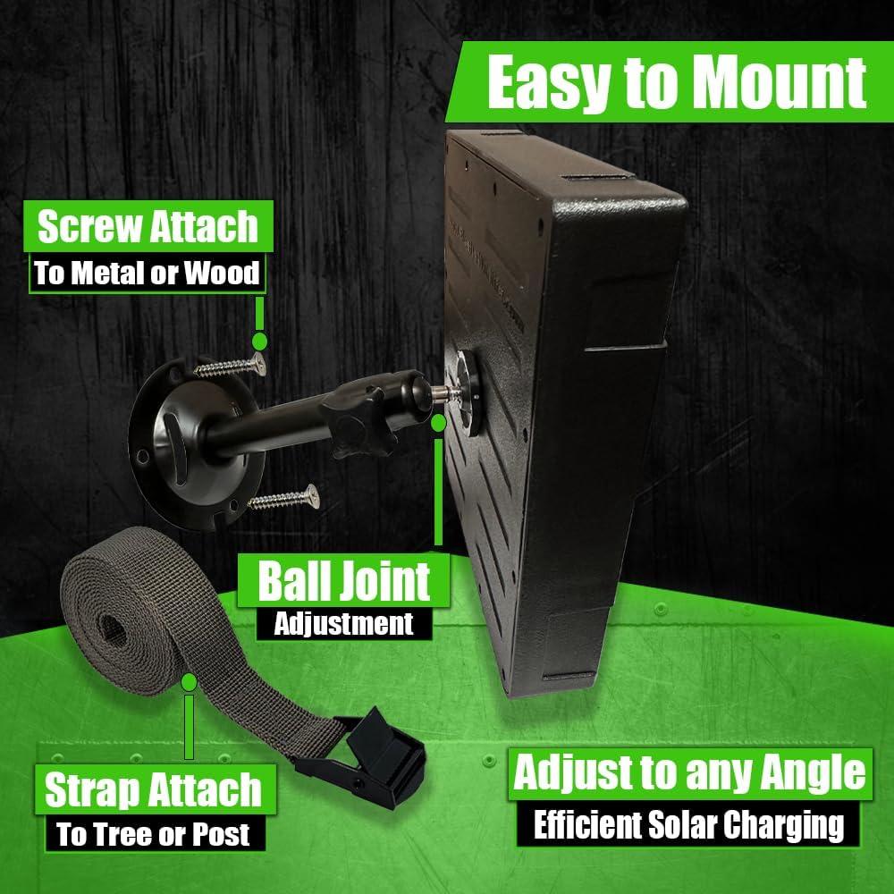 Paquete Energía Solar Fauna Elusiva REAKTOR 2W 12V 6V