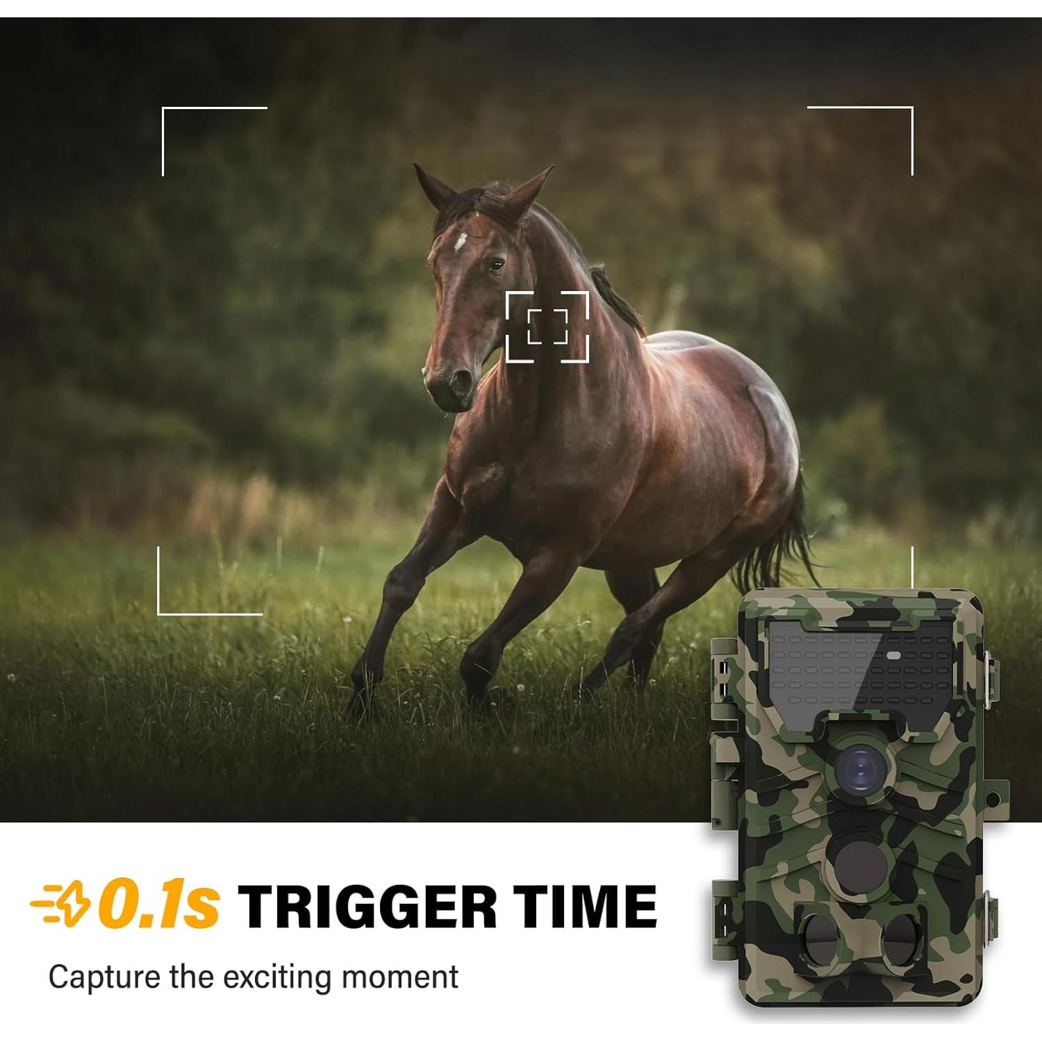 Cámara de sendero KaiNicker 24MP 1080p visión nocturna IP66