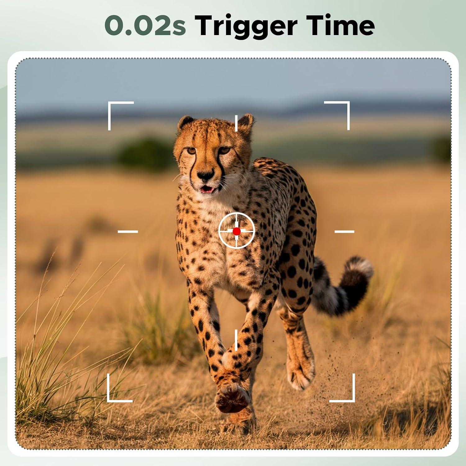 Cámara de sendero MKEOLGE 64MP 2.7K visión nocturna IP66