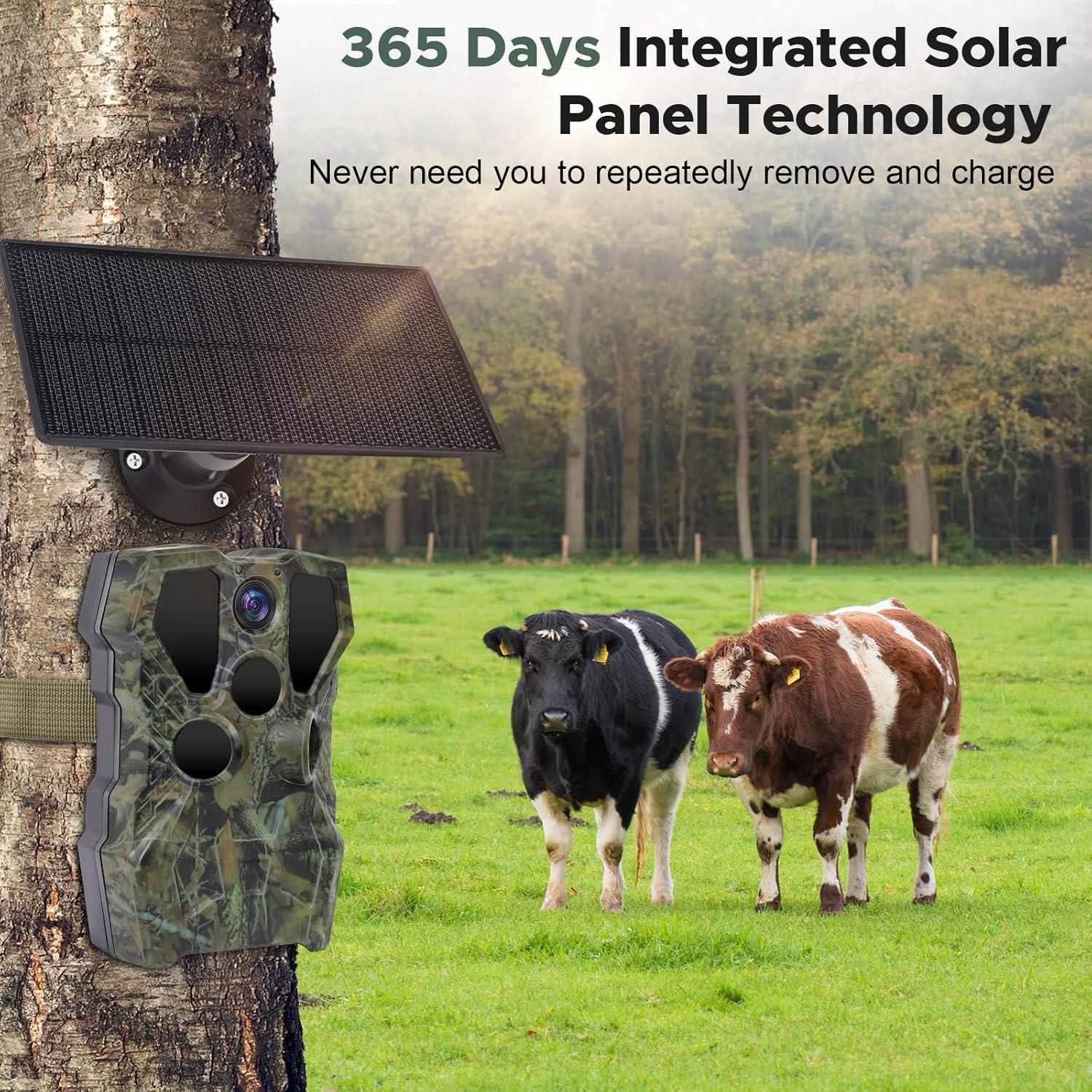 Cámara de sendero MKEOLGE 64MP 2.7K visión nocturna IP66