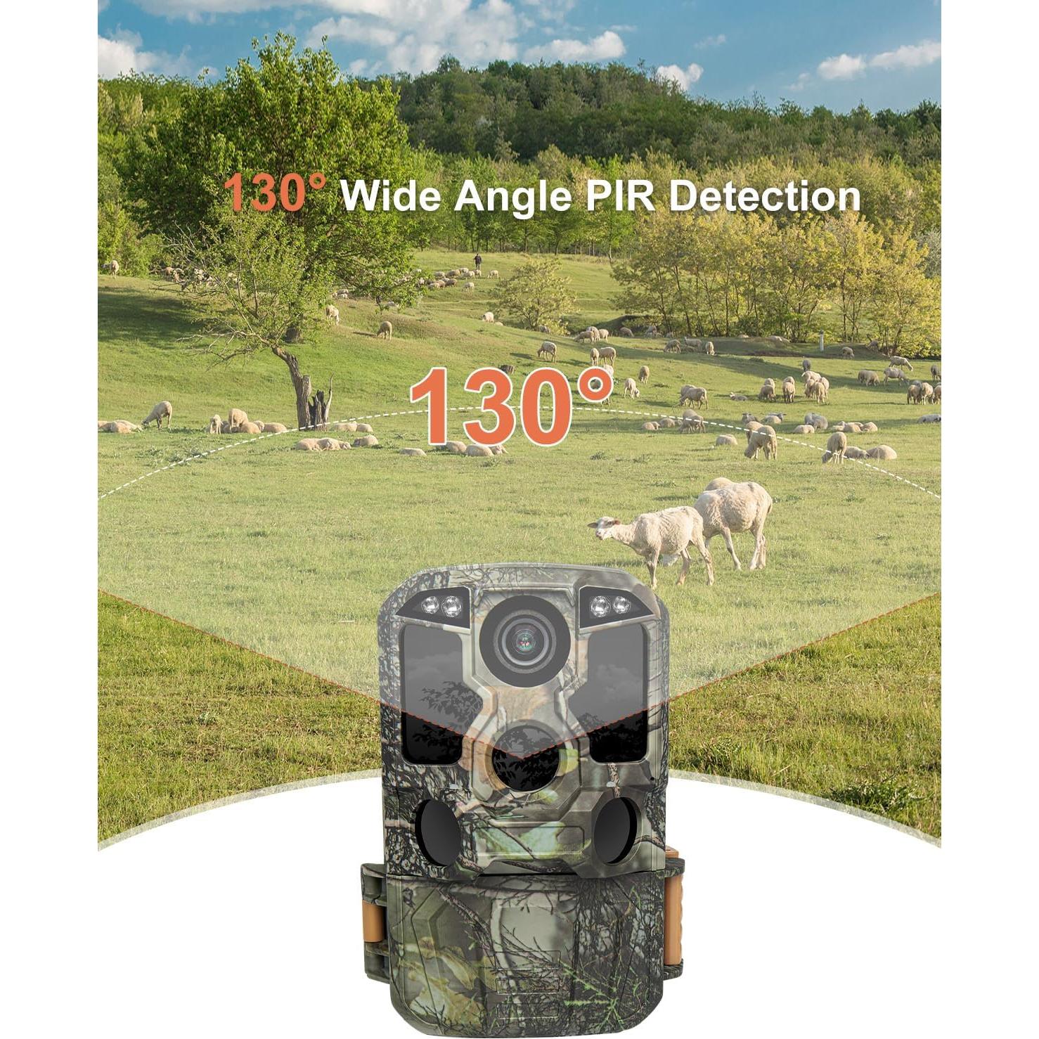 Cámara de sendero KJK 8K 84MP WiFi visión nocturna IP67