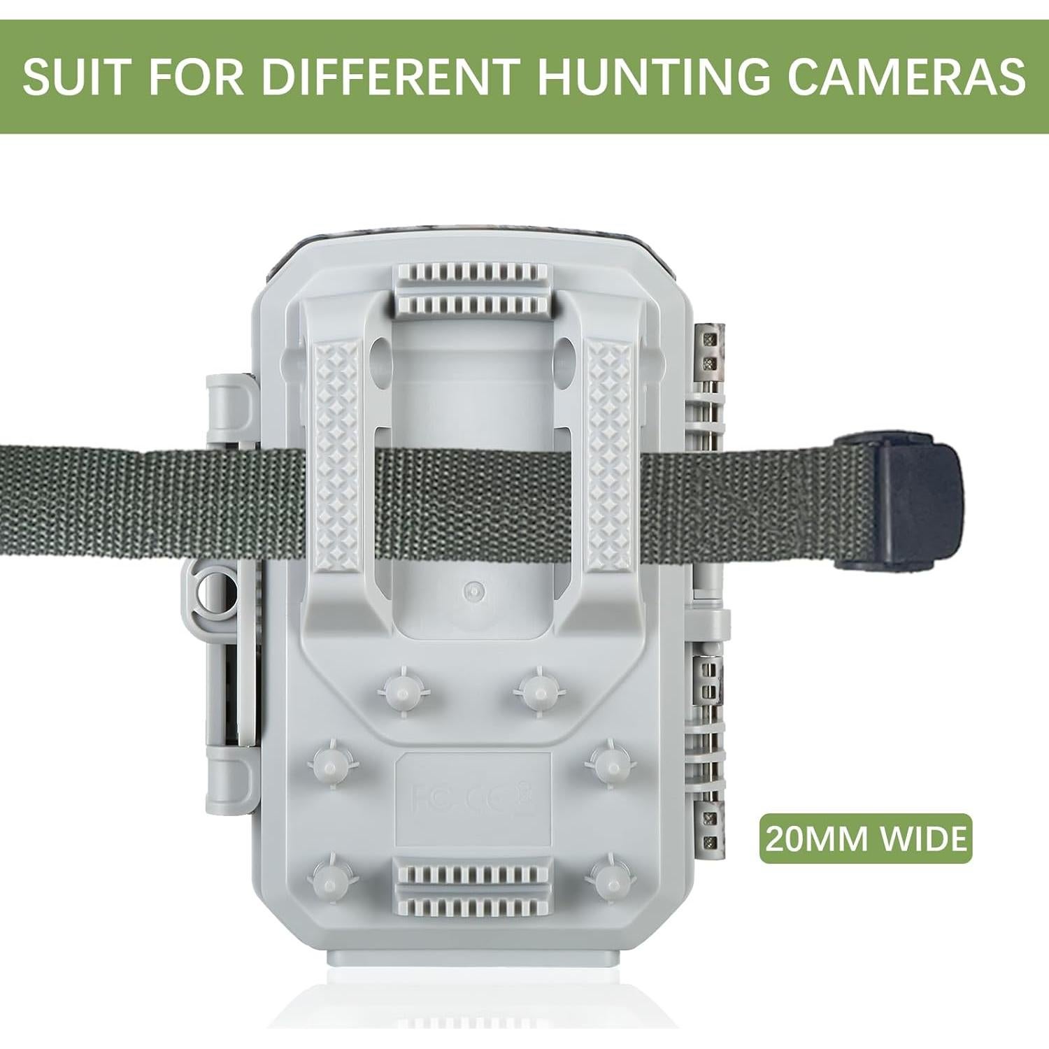 4 Correasa de Cámara de Nylon Acuxiaza 145cm Verde Alta Resistencia