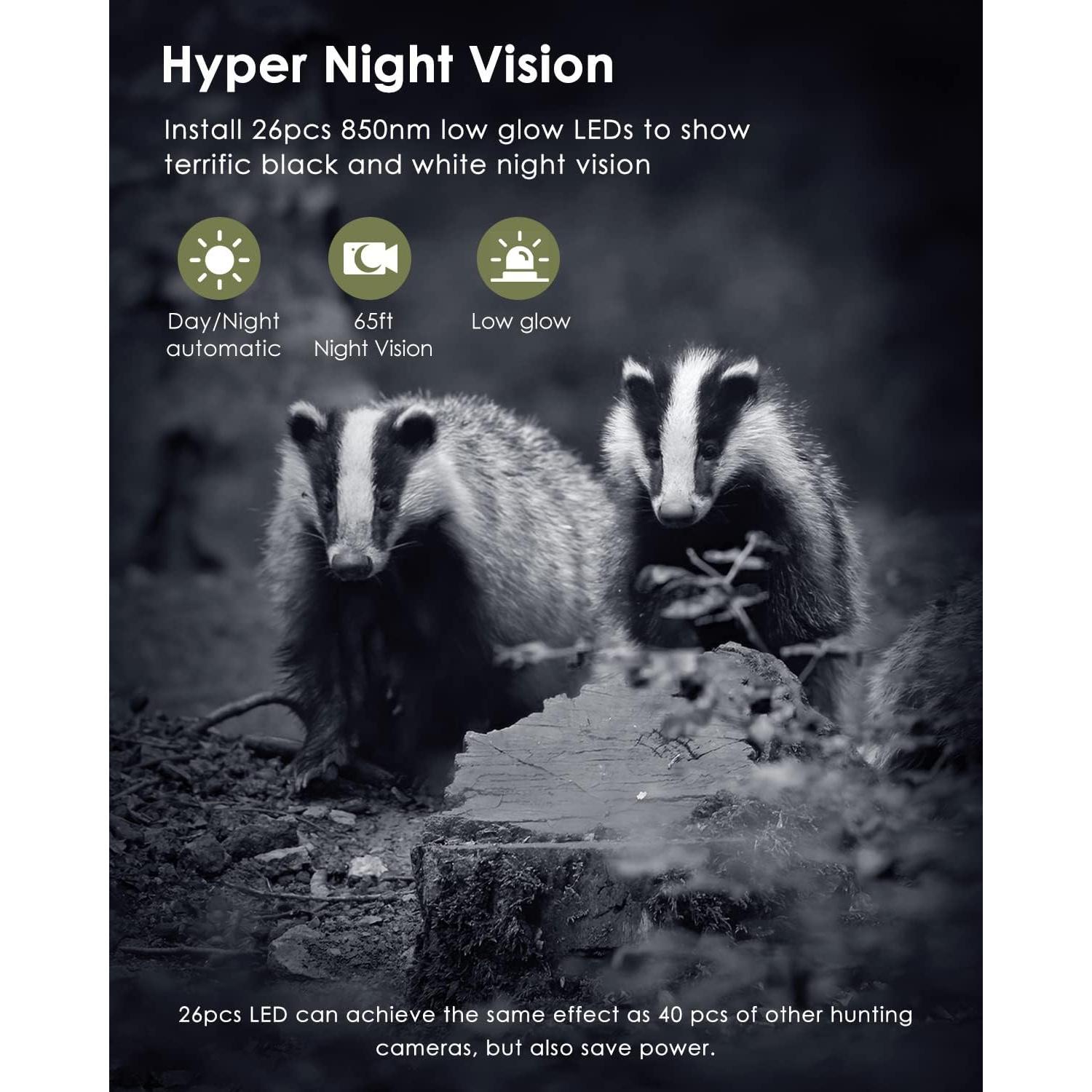 Cámara de sendero MAXDONE PH820 - 28MP, 1080p, visión nocturna