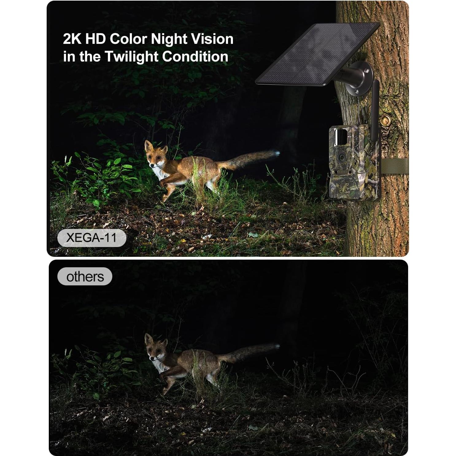 Cámara de Trail Solar 4G Xega XG-11-AU con GPS 2K