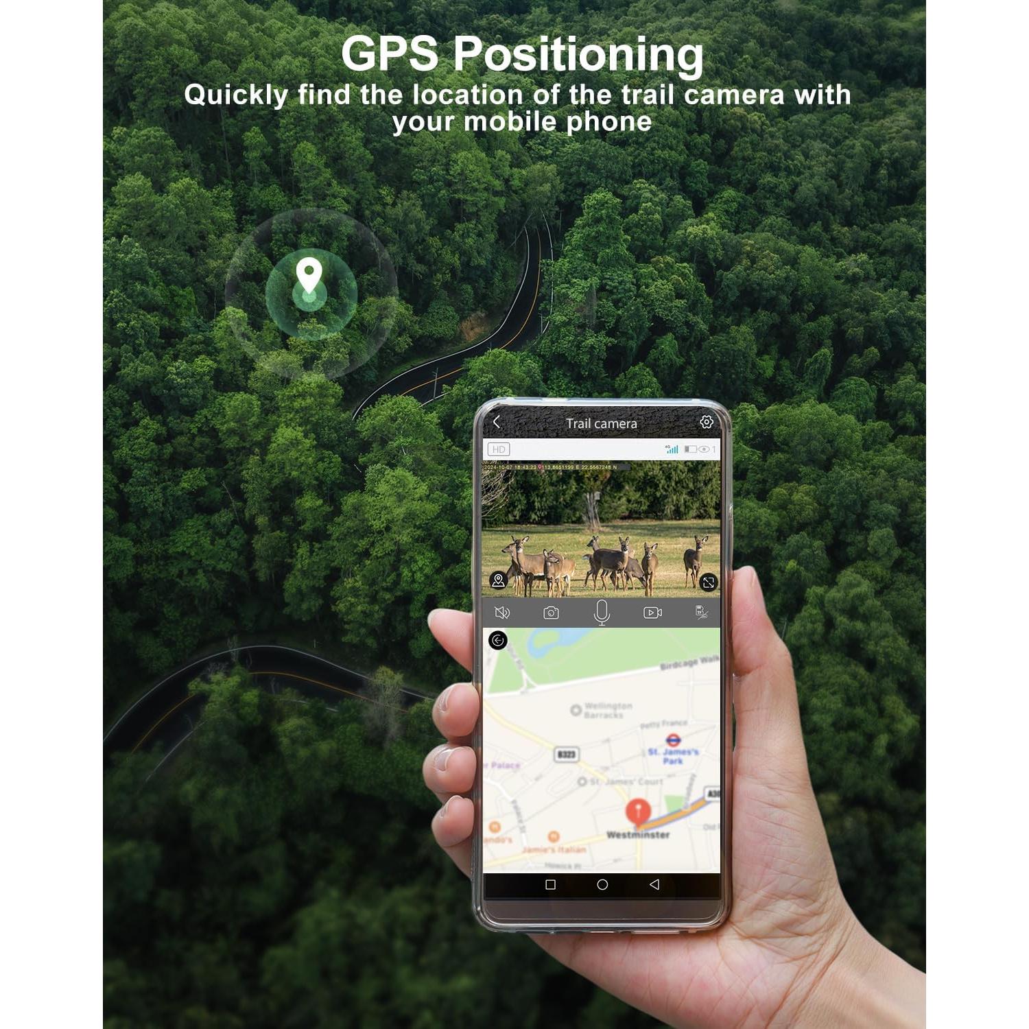 Cámara de Trail Solar 4G Xega XG-11-AU con GPS 2K