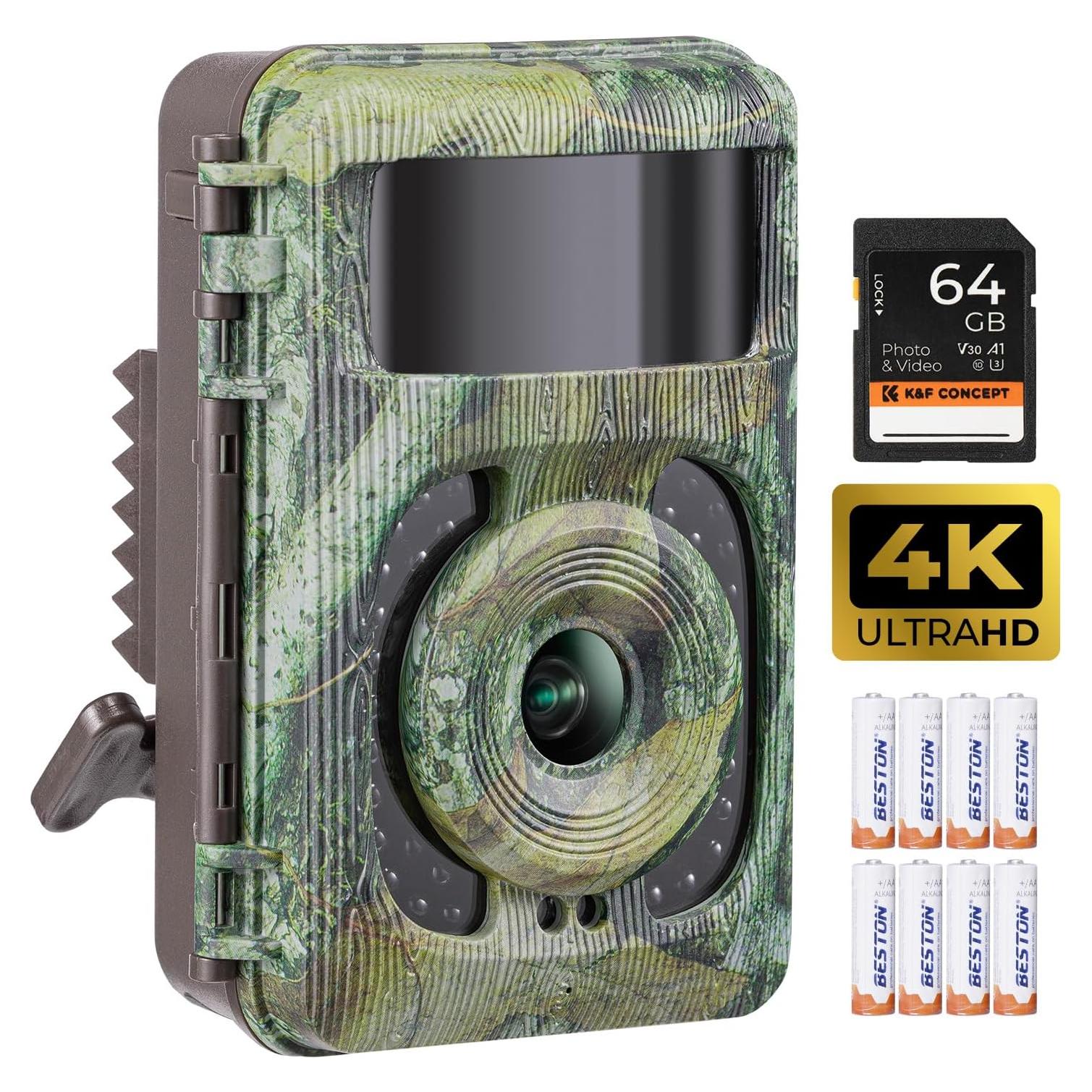 Cámara de Sendero K&F Concept 4K 48MP con Visión Nocturna