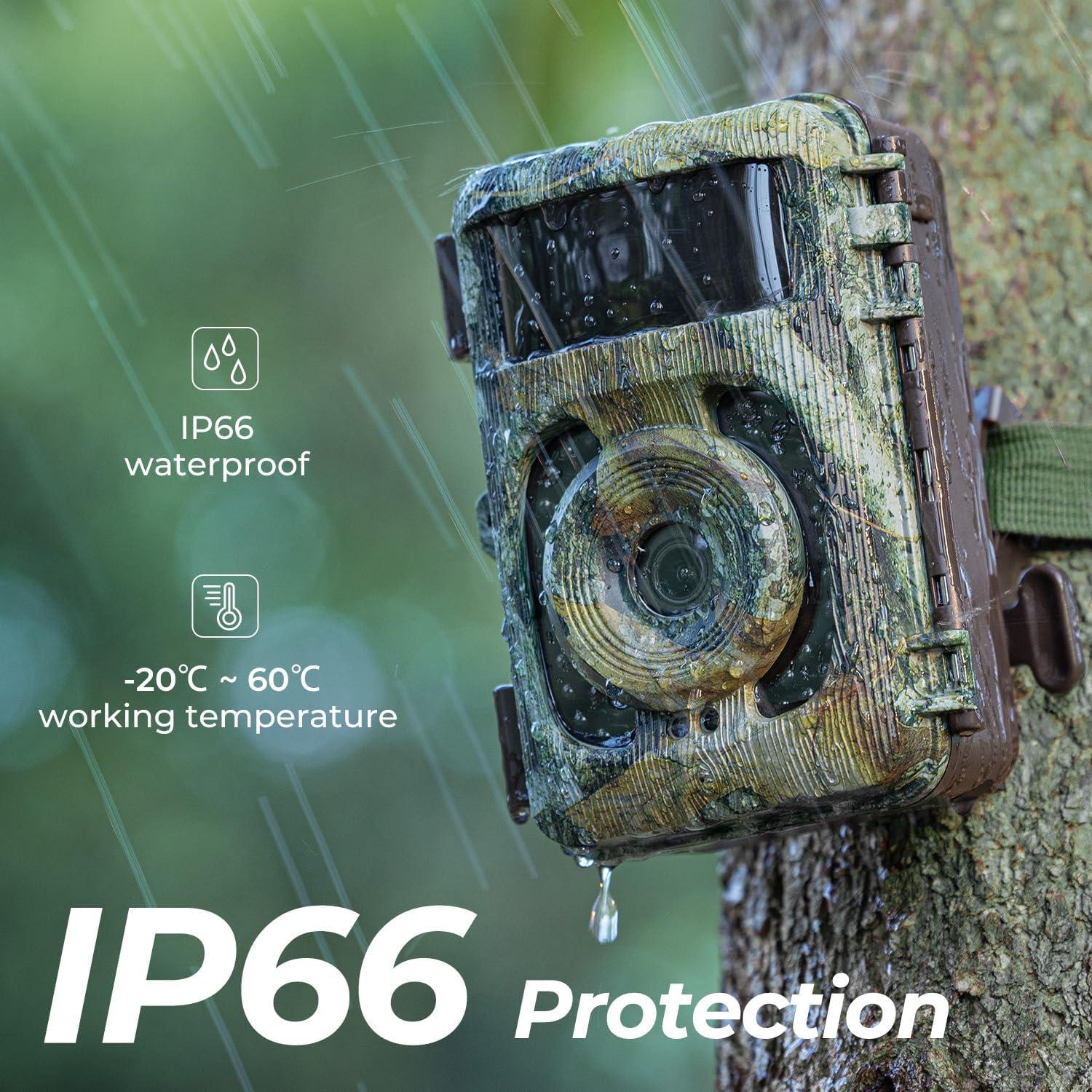 Cámara de Sendero K&F Concept 4K 48MP con Visión Nocturna