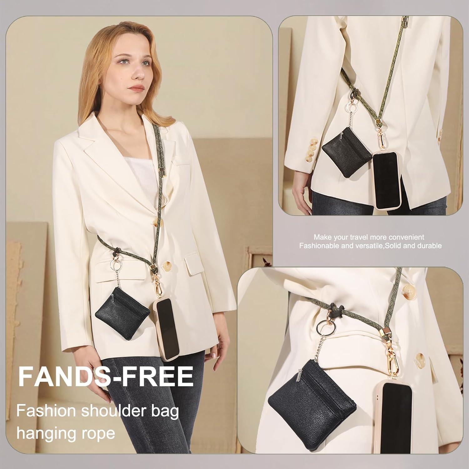 Correa para Teléfono Clip and Go Verde con Billetera