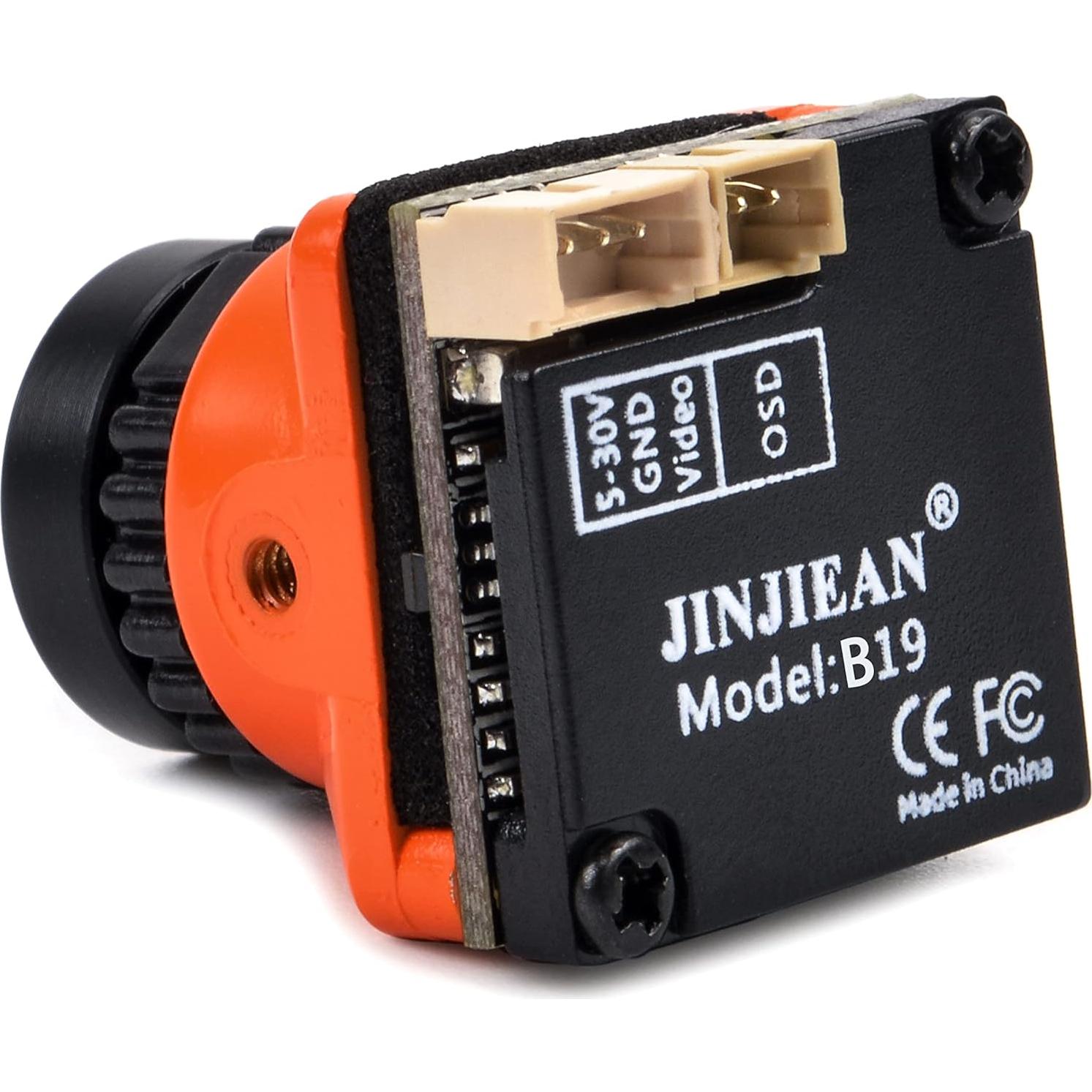 Cámara FPV Readytosky 1500TVL 2.1mm CMOS OSD Ajustable Naranja