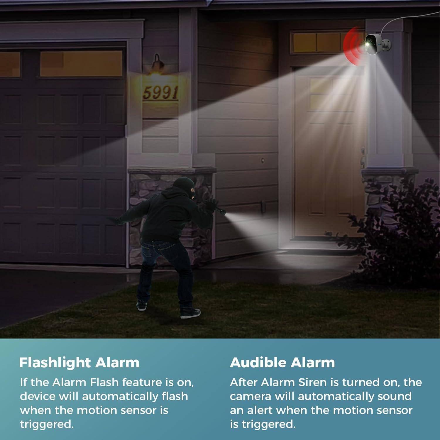 Cámara de Seguridad Solar Inalámbrica SOVMIKU CG6 3MP IP66