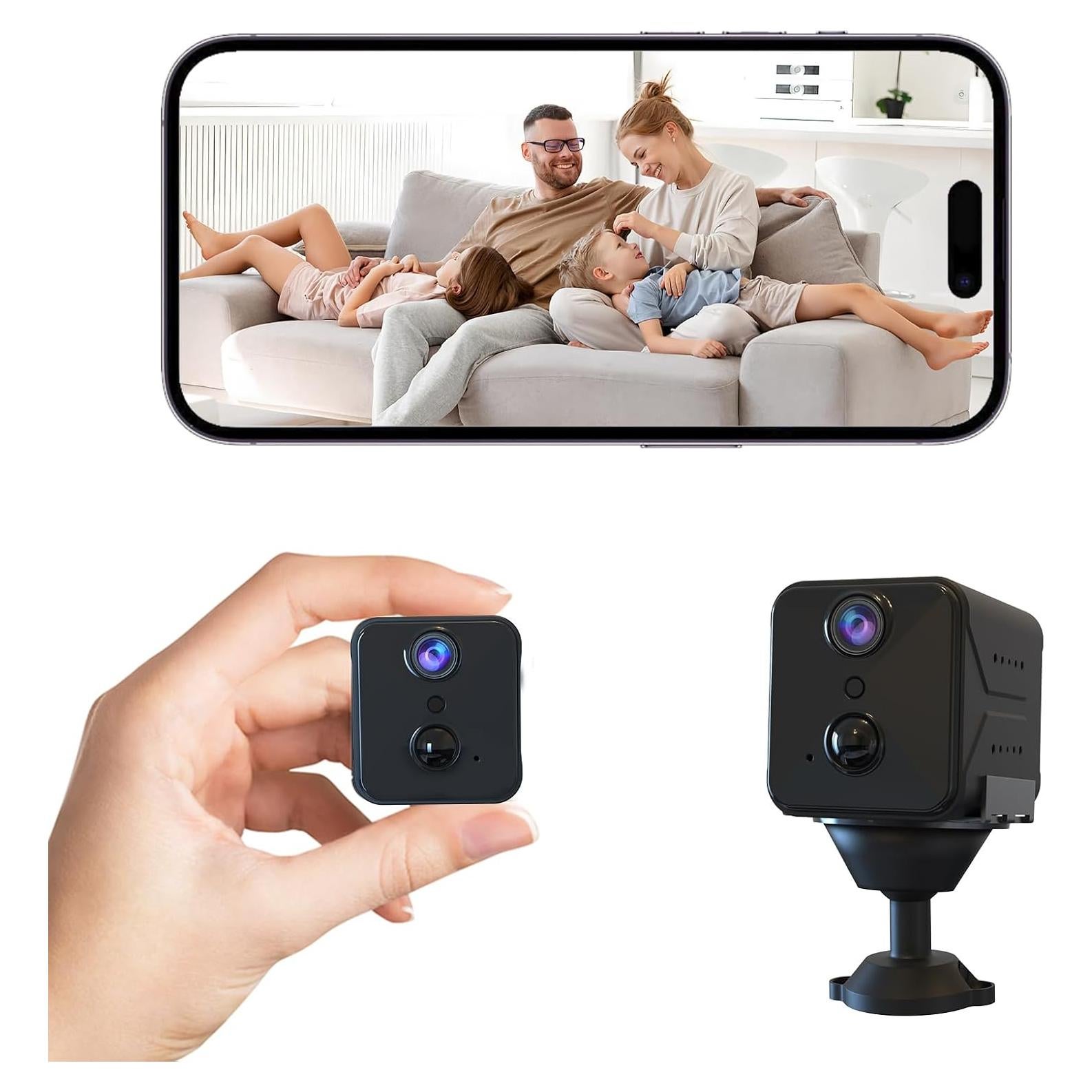 Cámara Espía Oculta Javiscam 2025 Mini 4K HD con Visión Nocturna