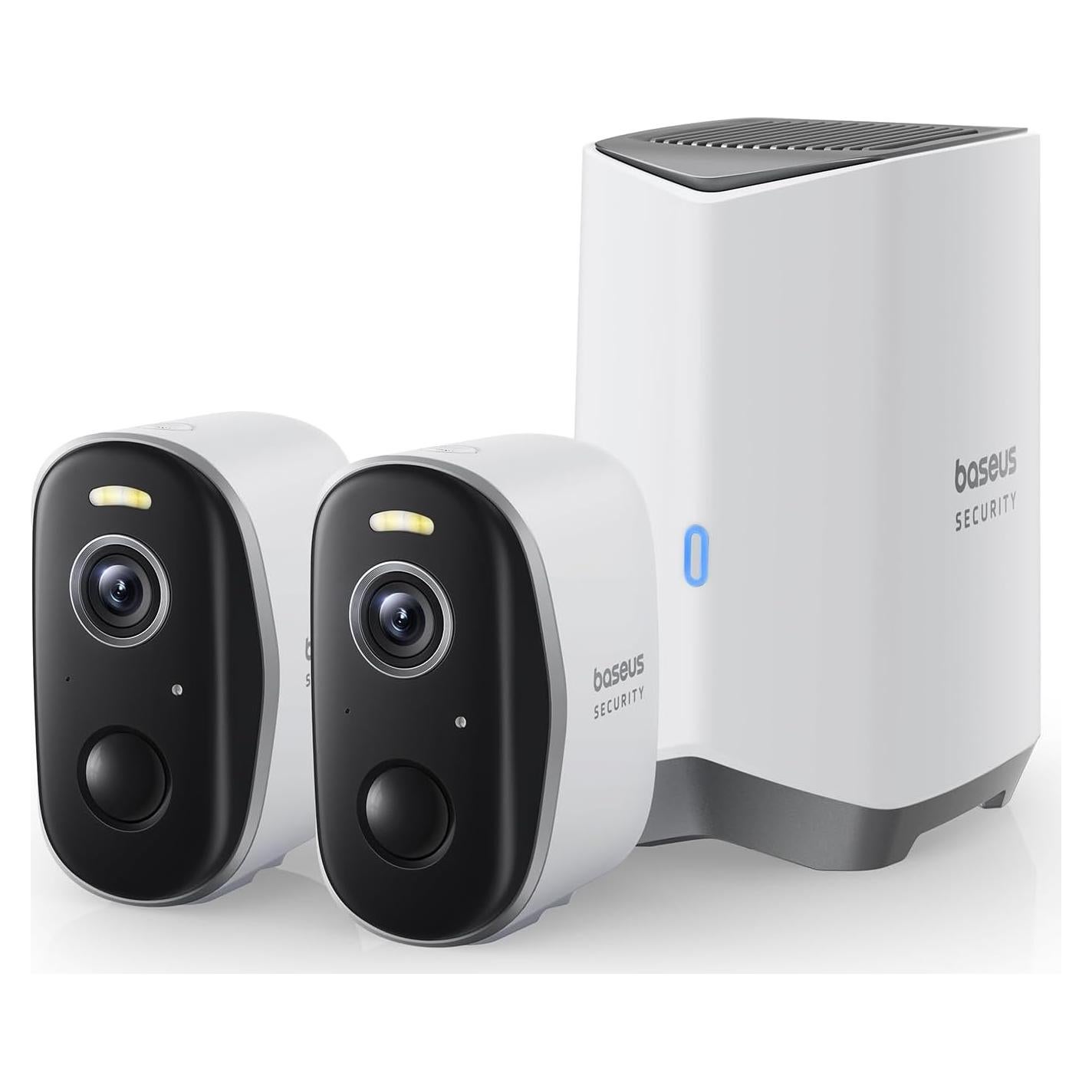 Kit de 2 Cámaras de Seguridad Inalámbricas Baseus N1 2K