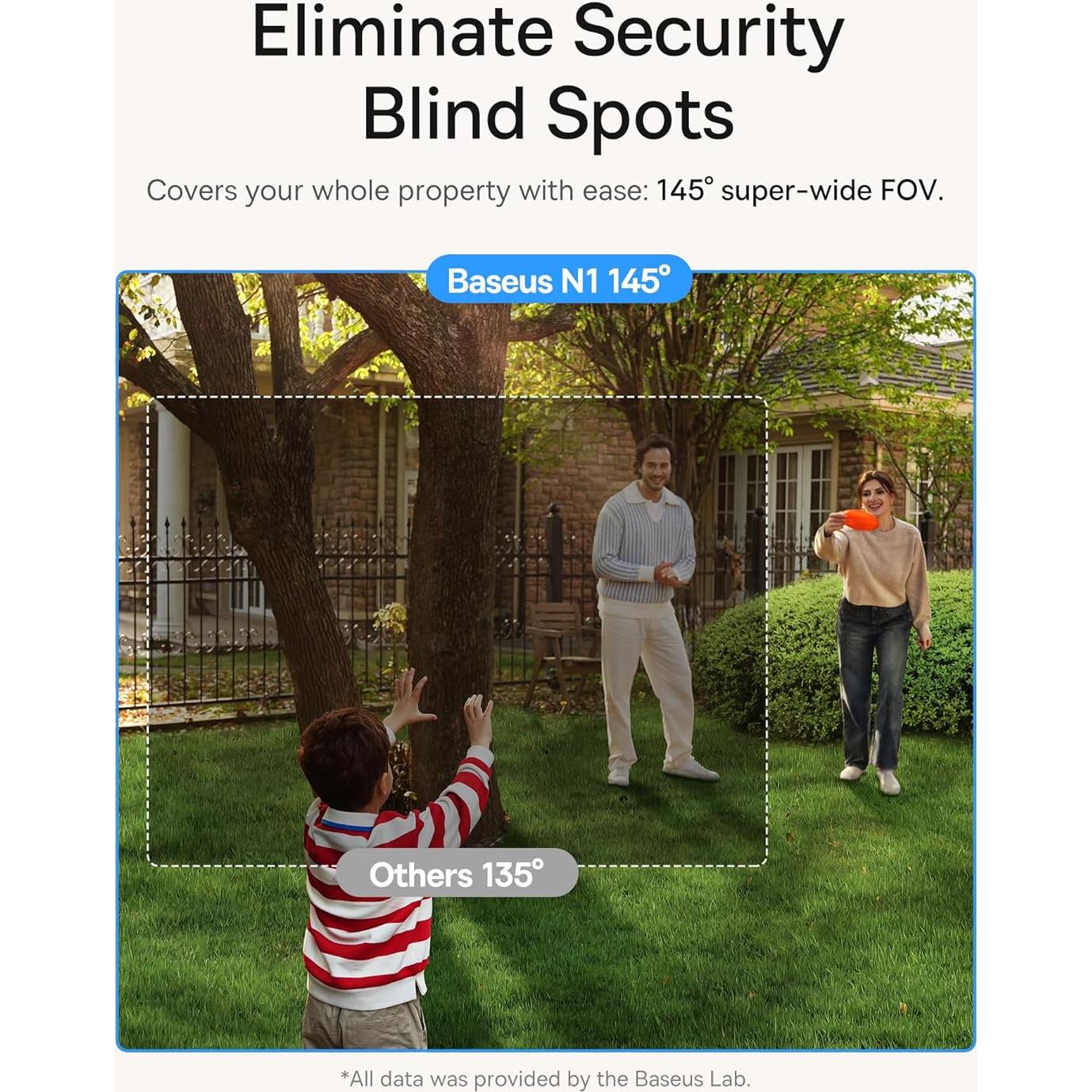 Kit de 2 Cámaras de Seguridad Inalámbricas Baseus N1 2K