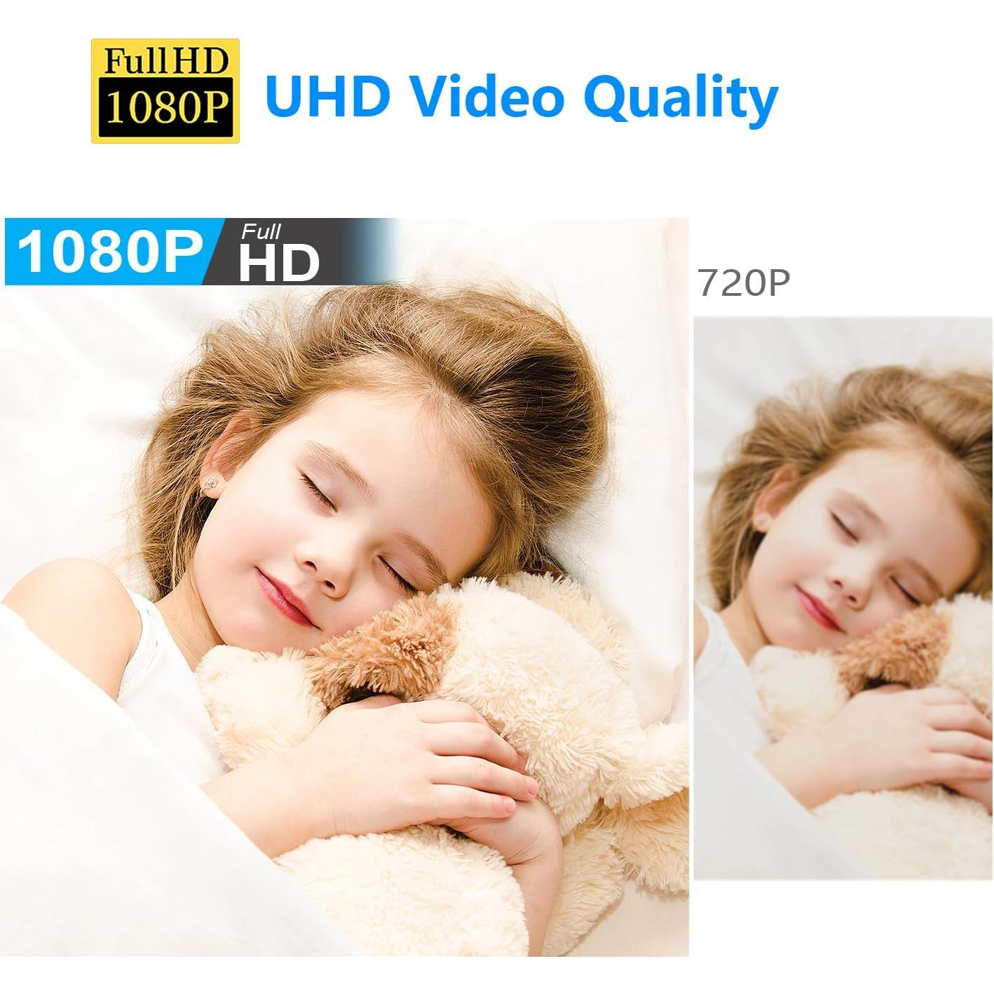 Cámara IP WiFi Inalámbrica Rettru QH5 HD 1080P con Visión Nocturna