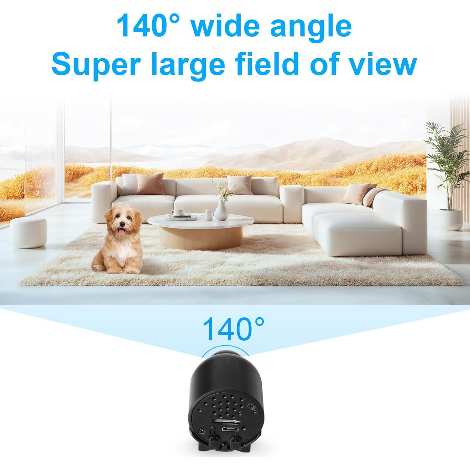 Cámara IP WiFi Inalámbrica Rettru QH5 HD 1080P con Visión Nocturna