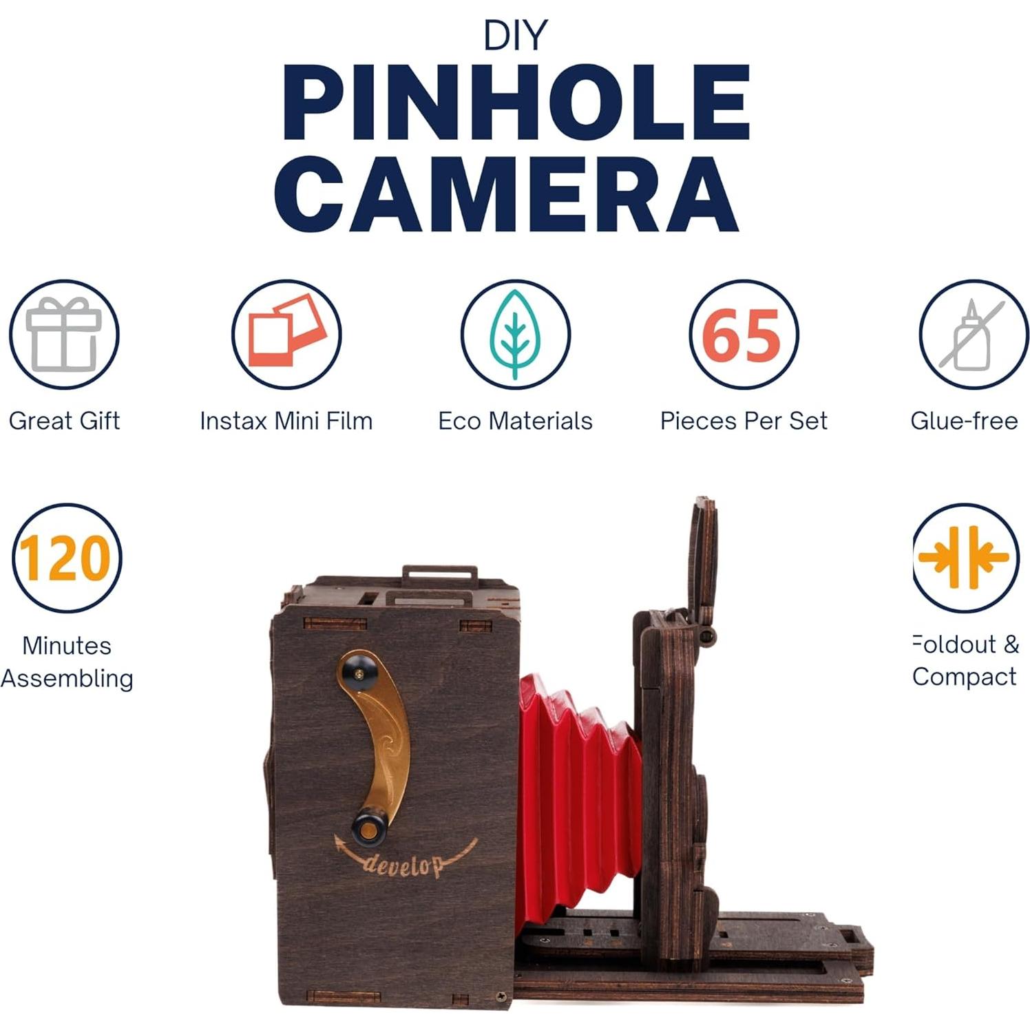 Cámara de Película Instantánea Pinhole Jollylook - Rompecabezas 3D