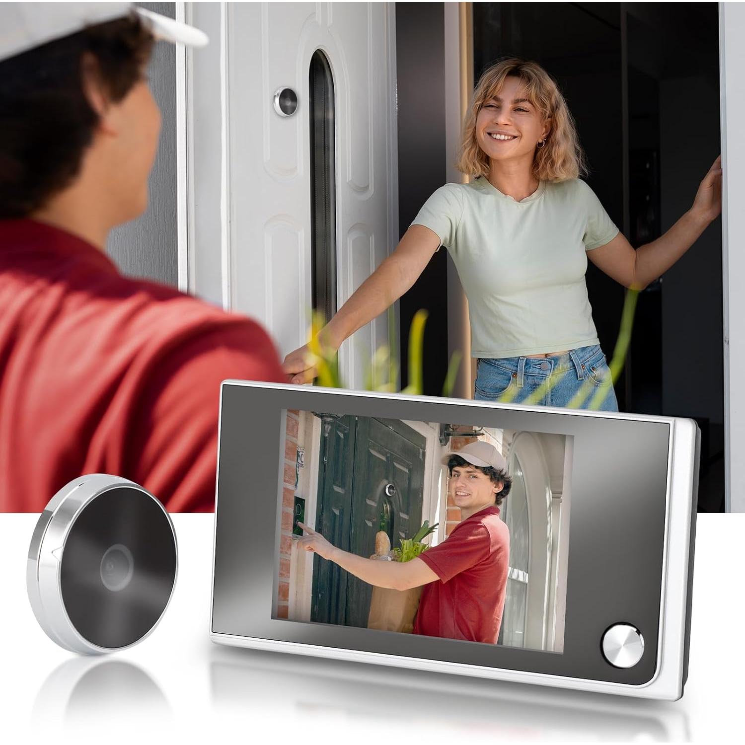 Cámara de Monitoreo Dioche Visor de Puerta 3.5" LCD 120°